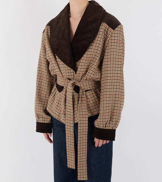 Frederikke Jacket Olive Check