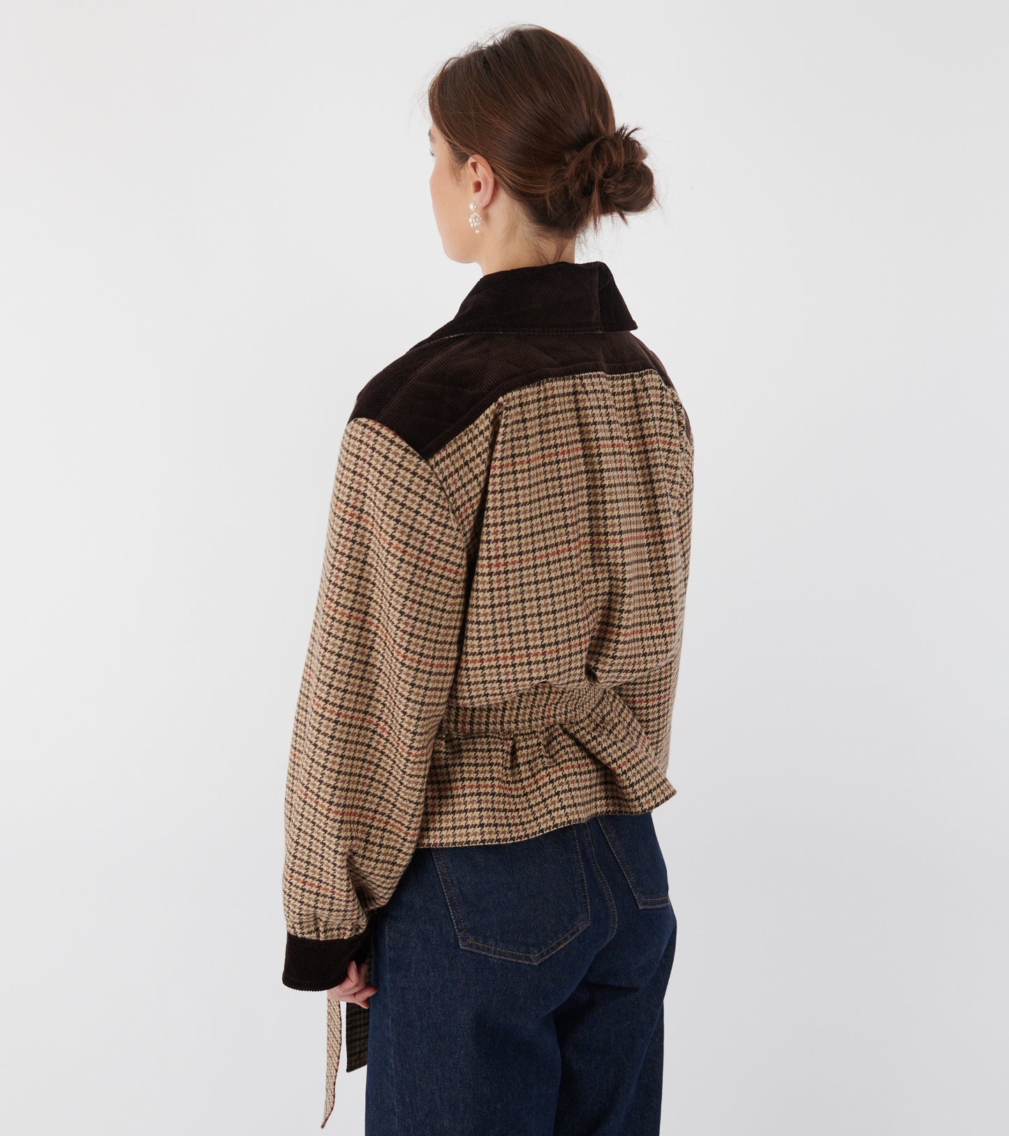 Frederikke Jacket Olive Check