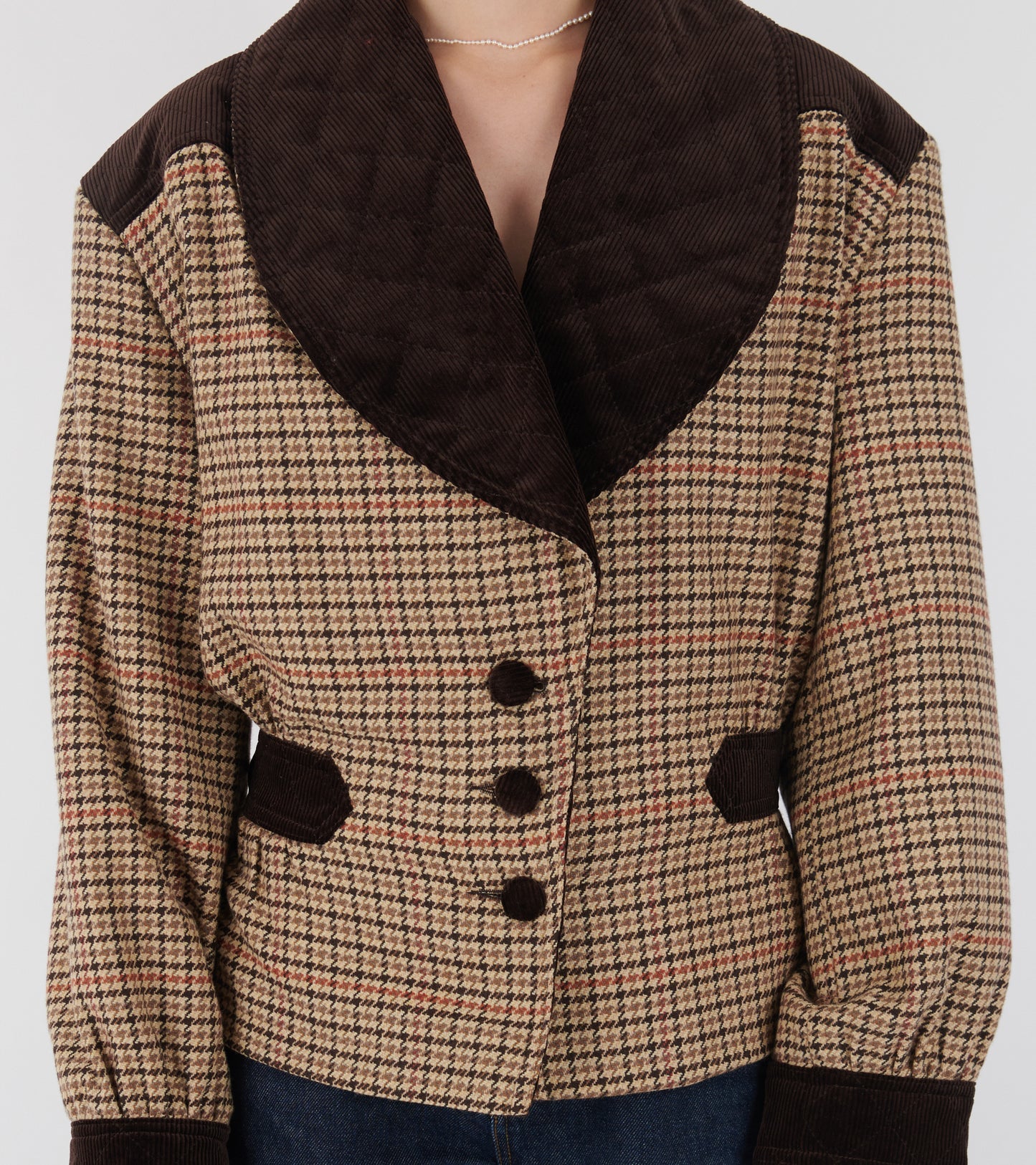 Frederikke Jacket Olive Check
