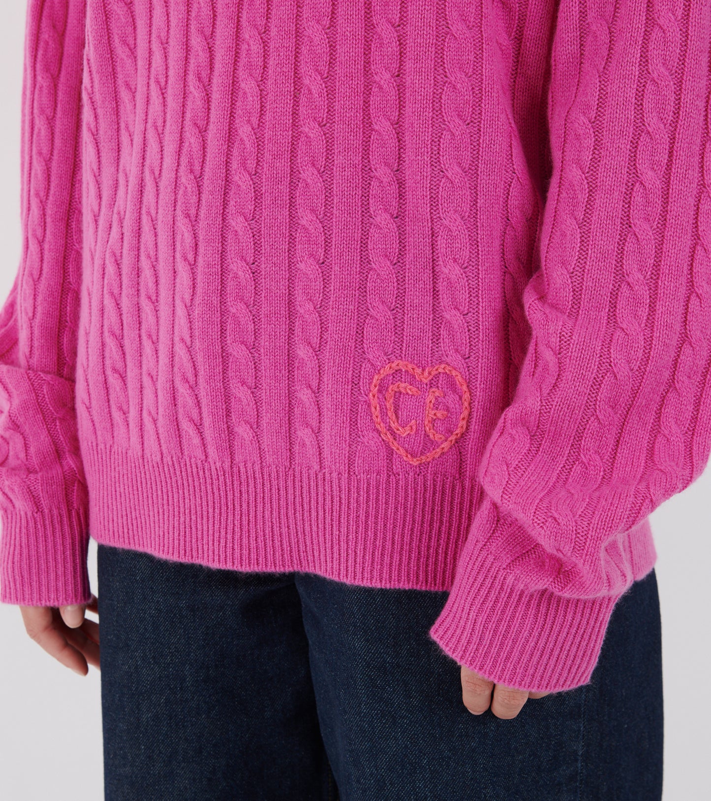 Cashmere Polo Pink