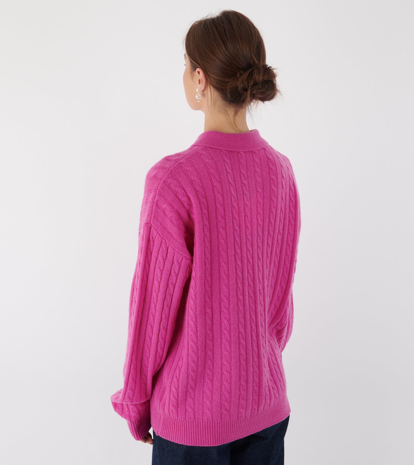 Cashmere Polo Pink