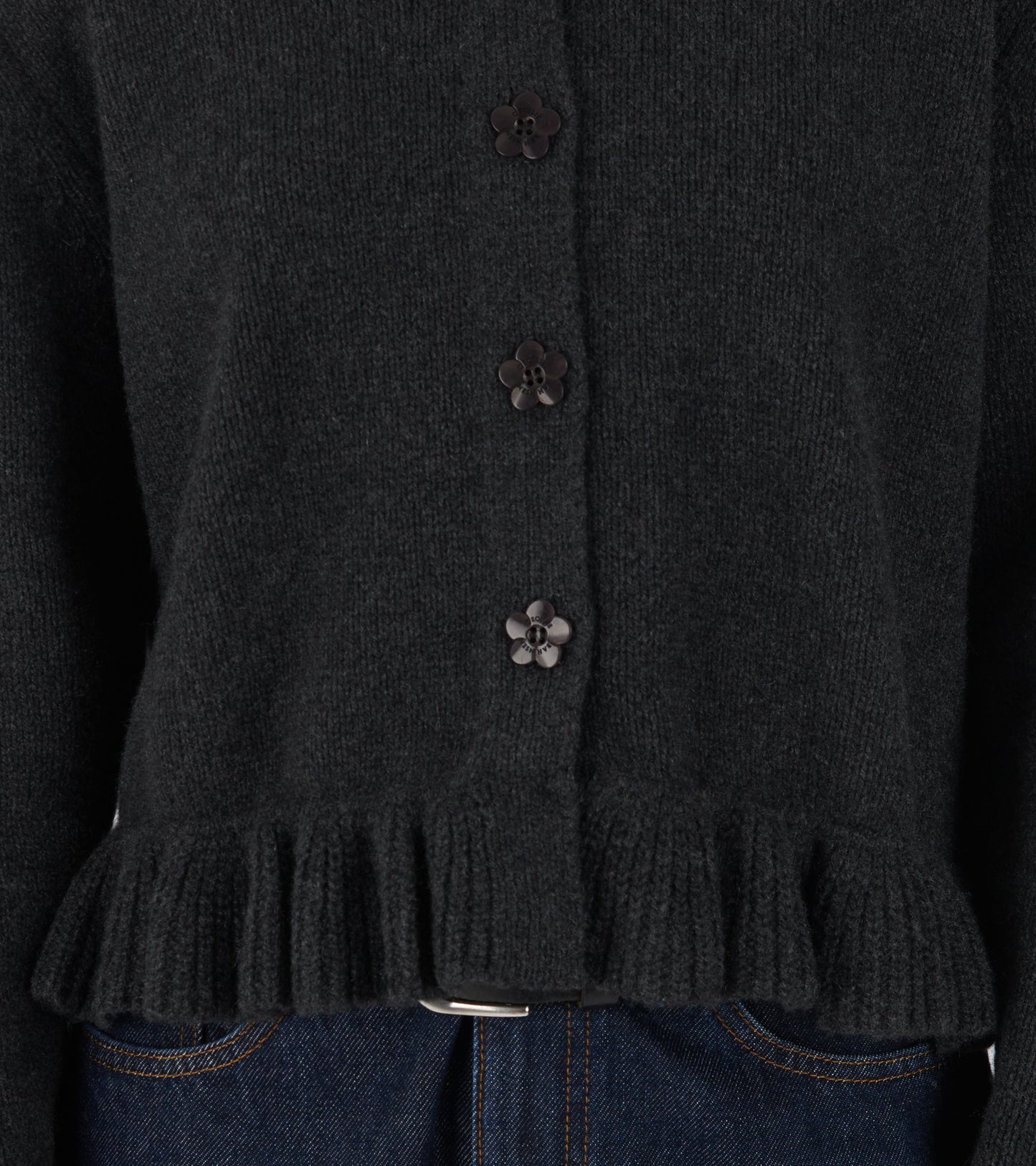 Fibbie Cardigan Charcoal Grey