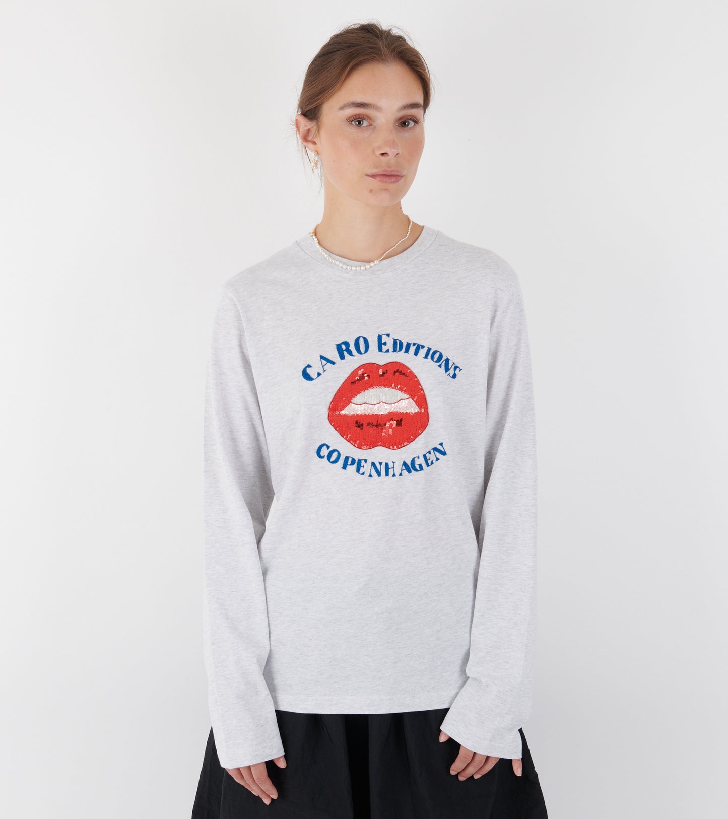 Long Sleeve Tee Grey Copenhagen