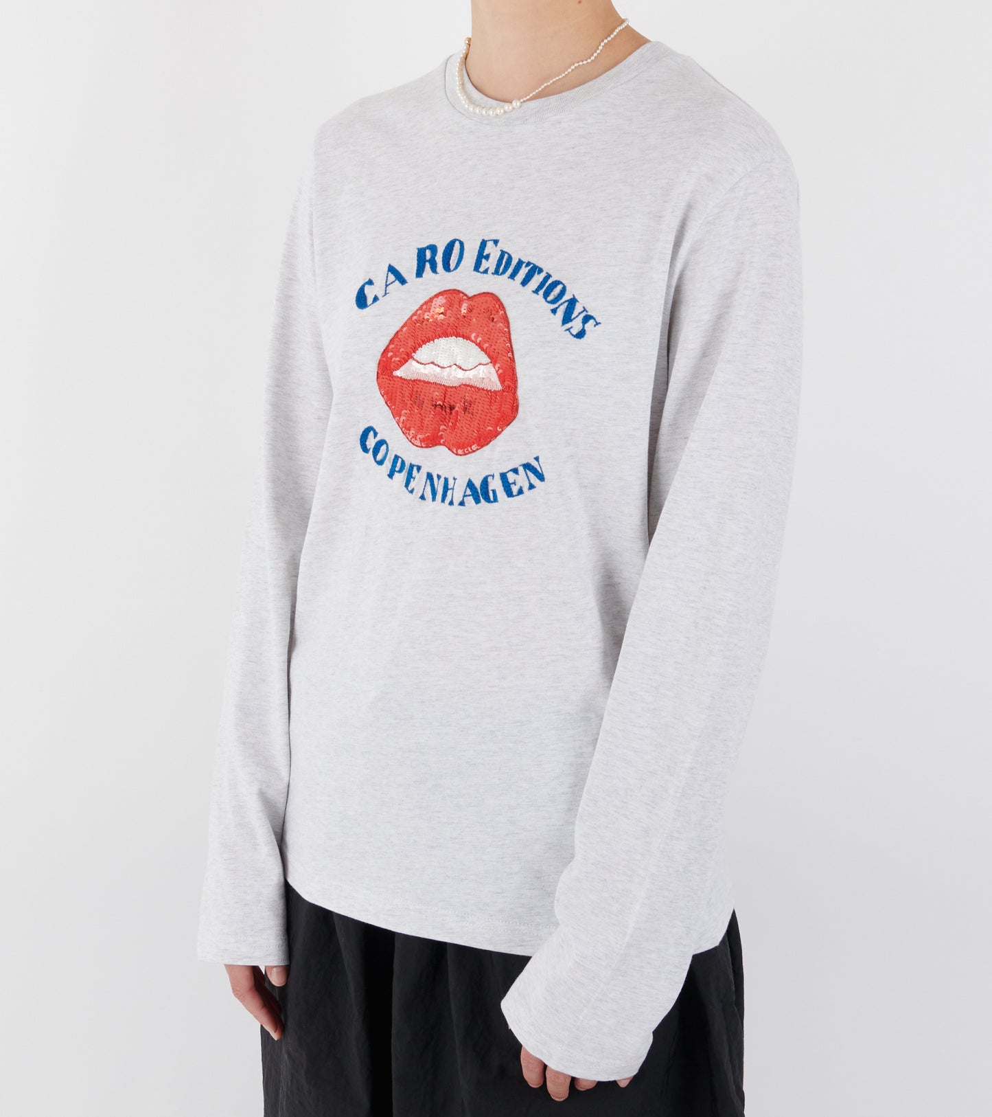 Long Sleeve Tee Grey Copenhagen
