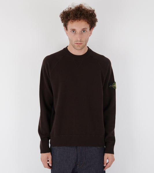 Soft Wool Mix Knit Dark Brown