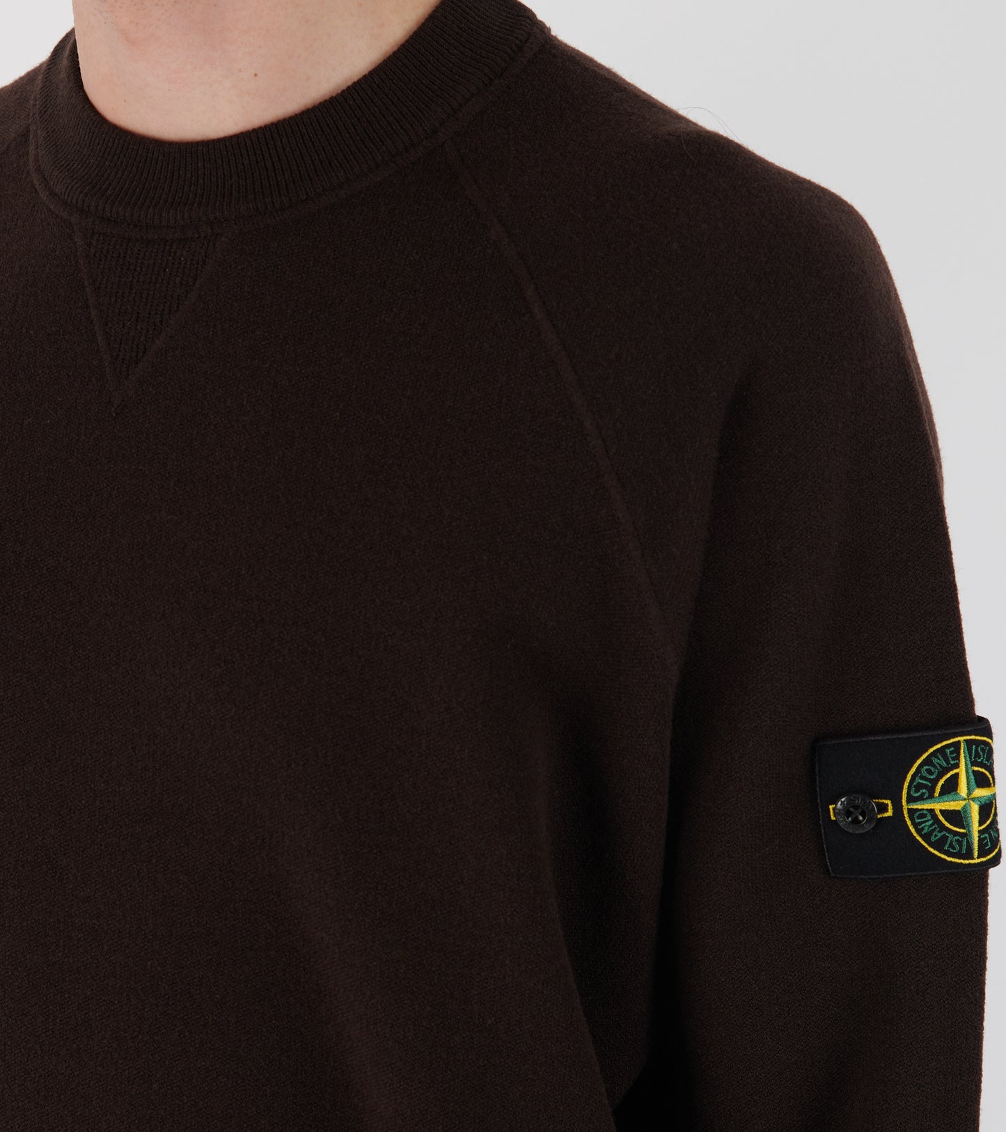 Soft Wool Mix Knit Dark Brown