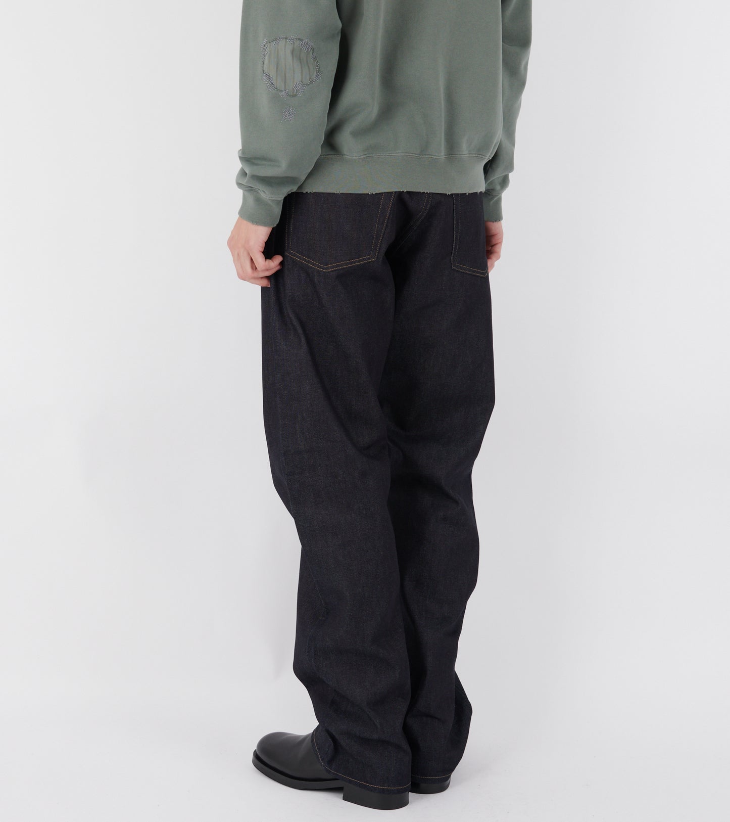 Loose Jeans Raw Selvedge Raw Indigo