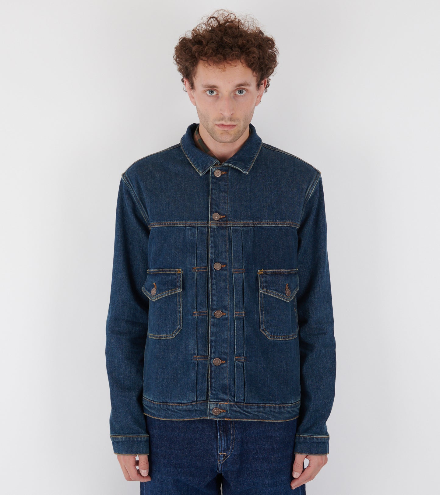 Western Denim Jacket Blue