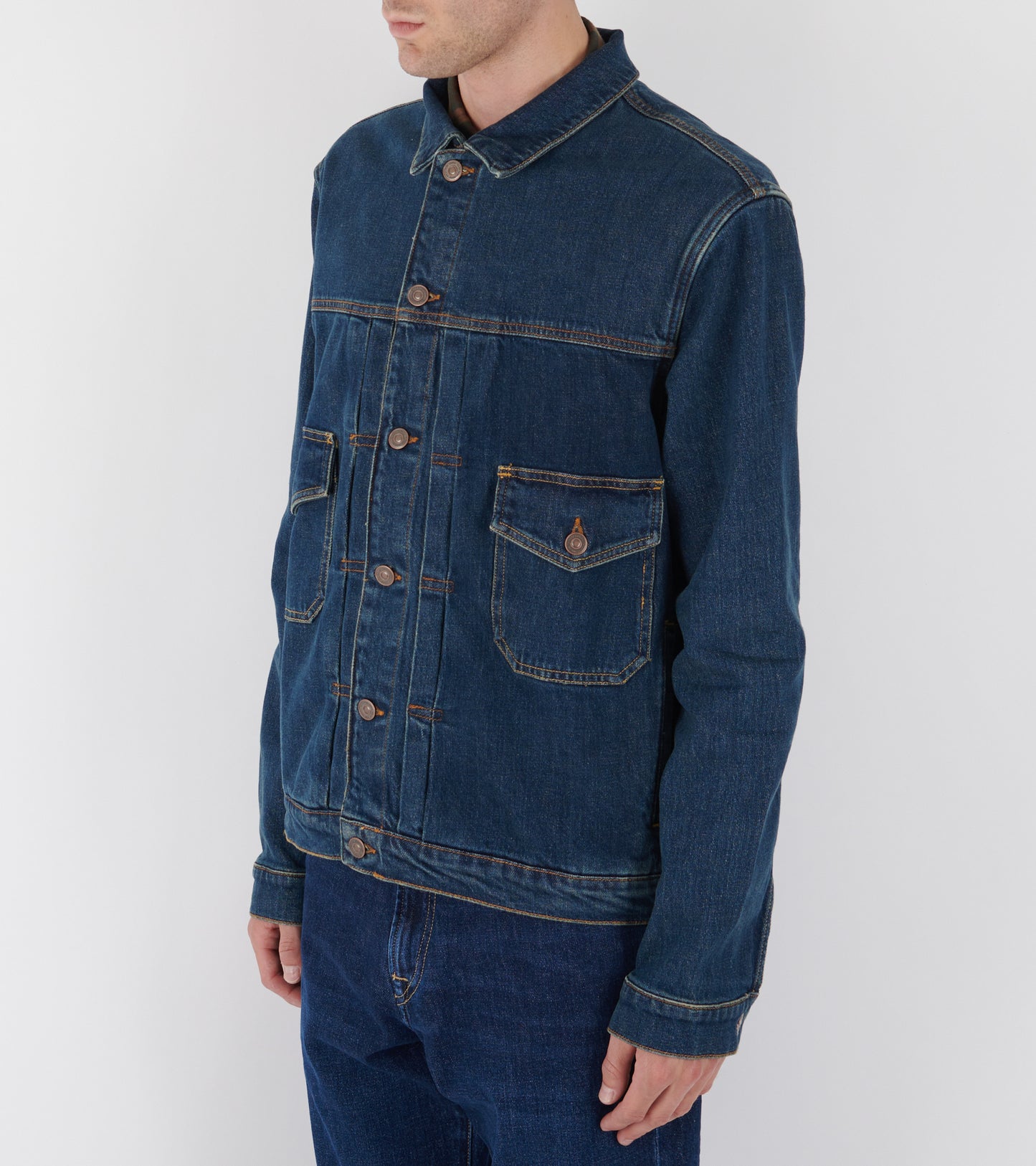 Western Denim Jacket Blue