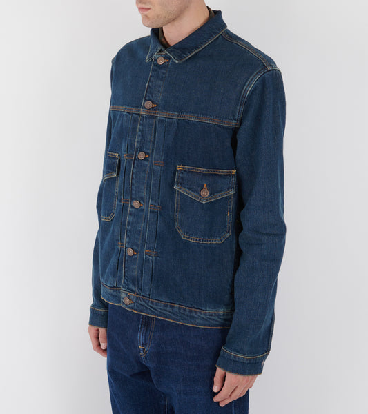 Western Denim Jacket Blue