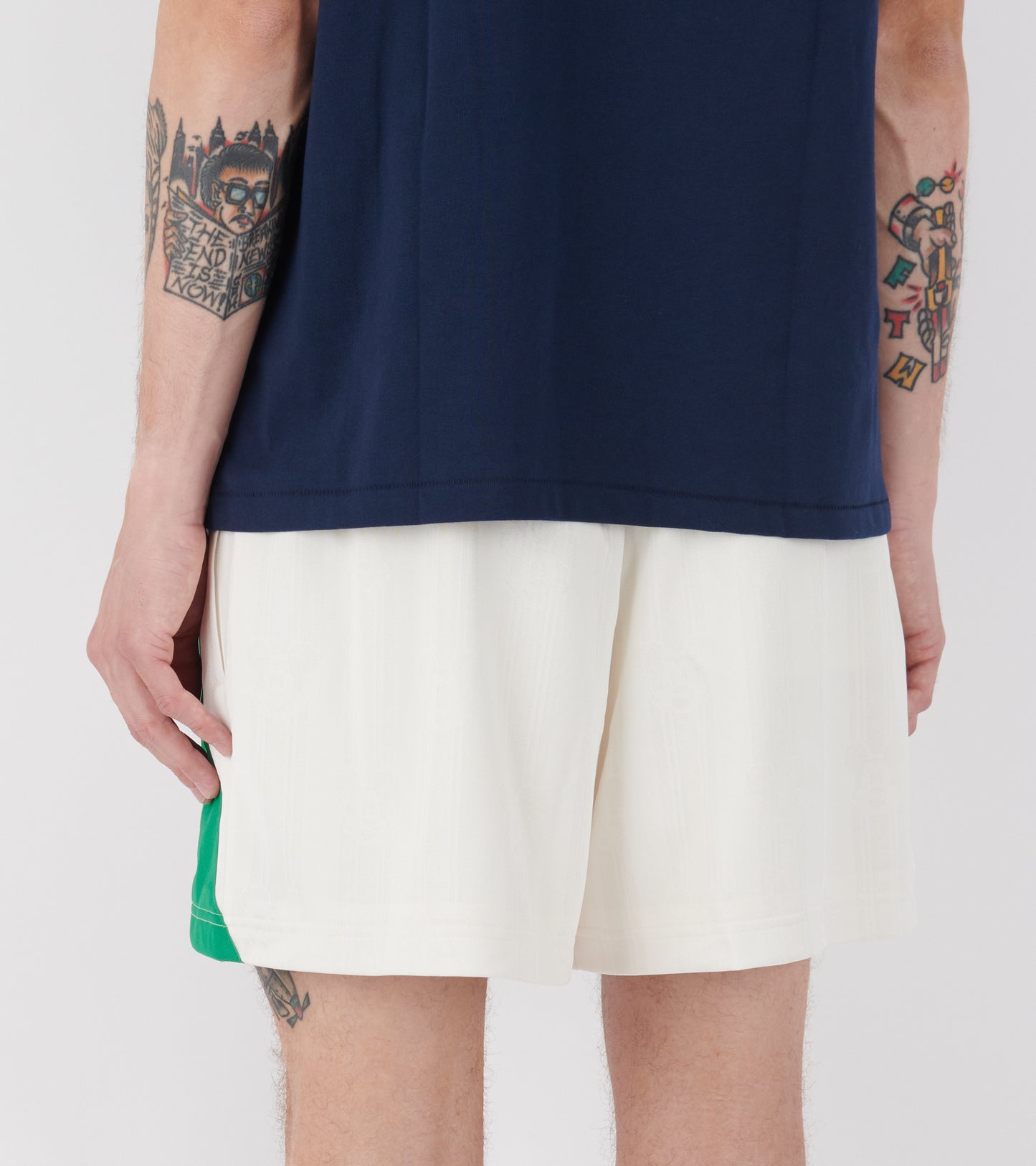 X Disney Soccer Shorts Chalk White