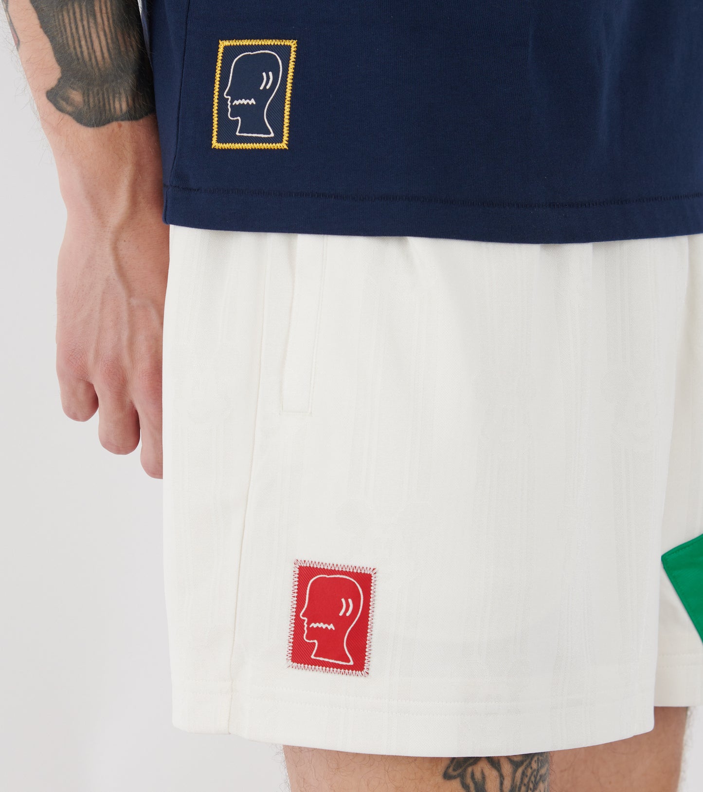 X Disney Soccer Shorts Chalk White