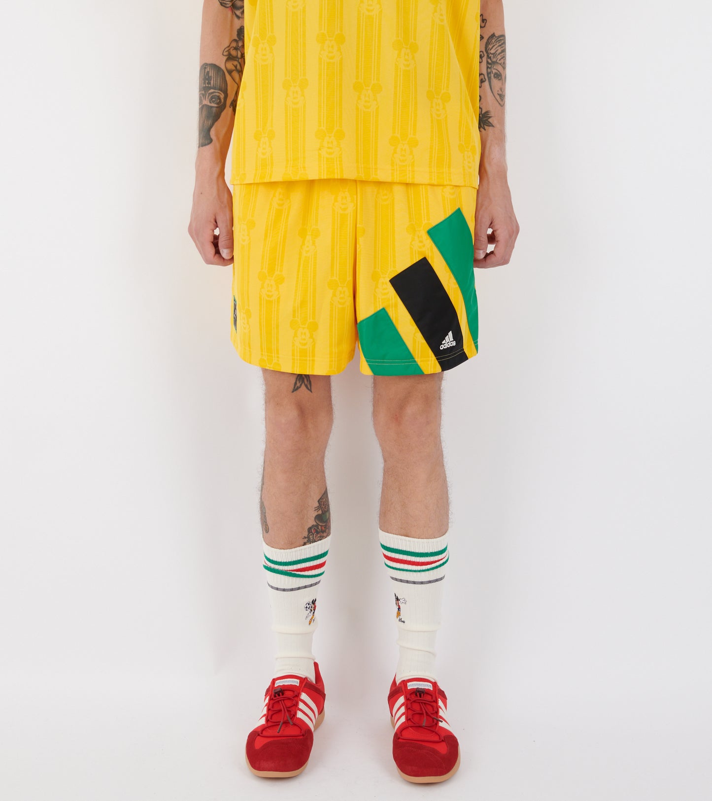 X Disney Soccer Shorts Bold Gold