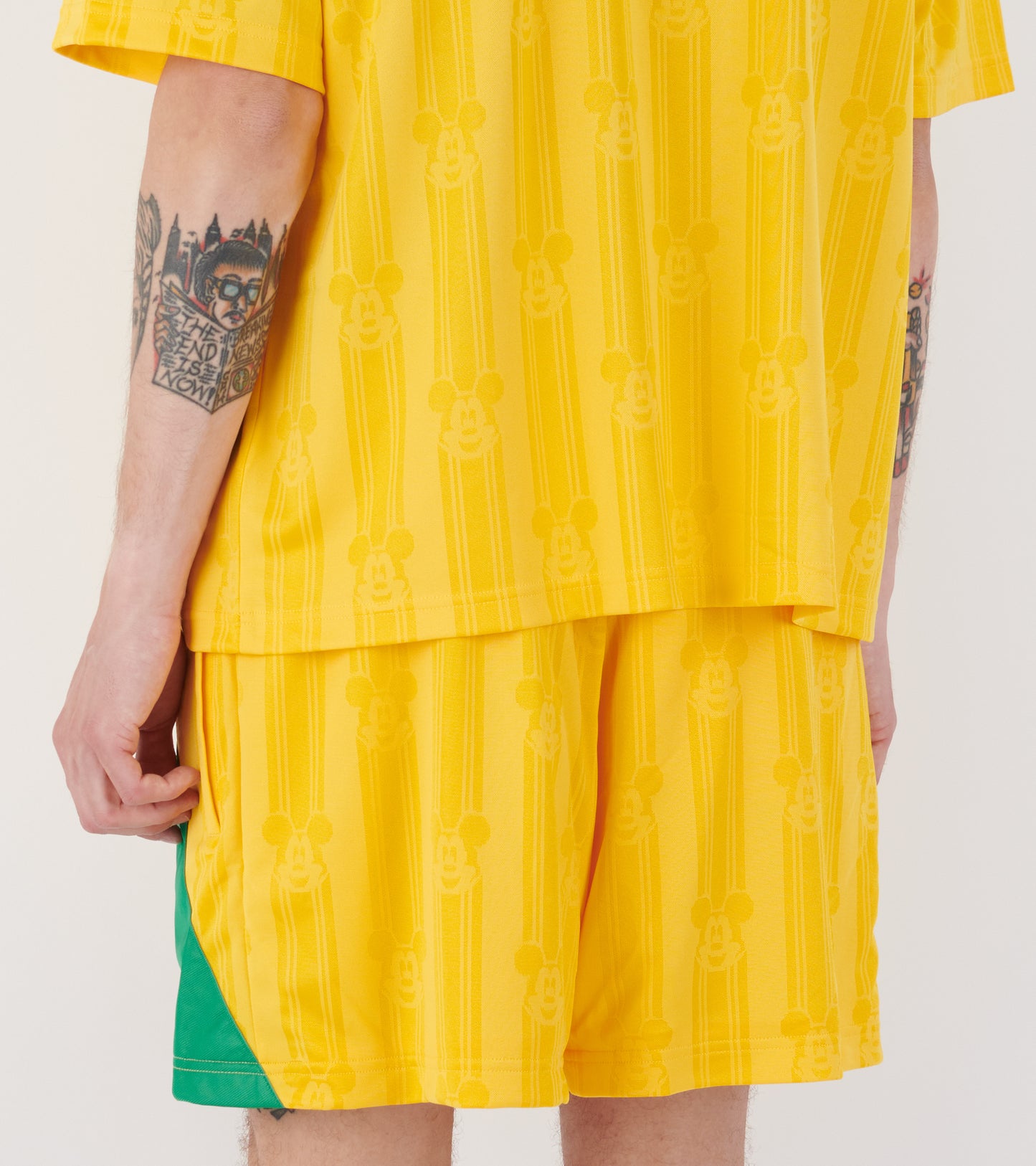 X Disney Soccer Shorts Bold Gold