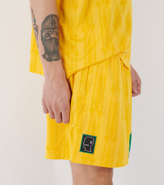 X Disney Soccer Shorts Bold Gold