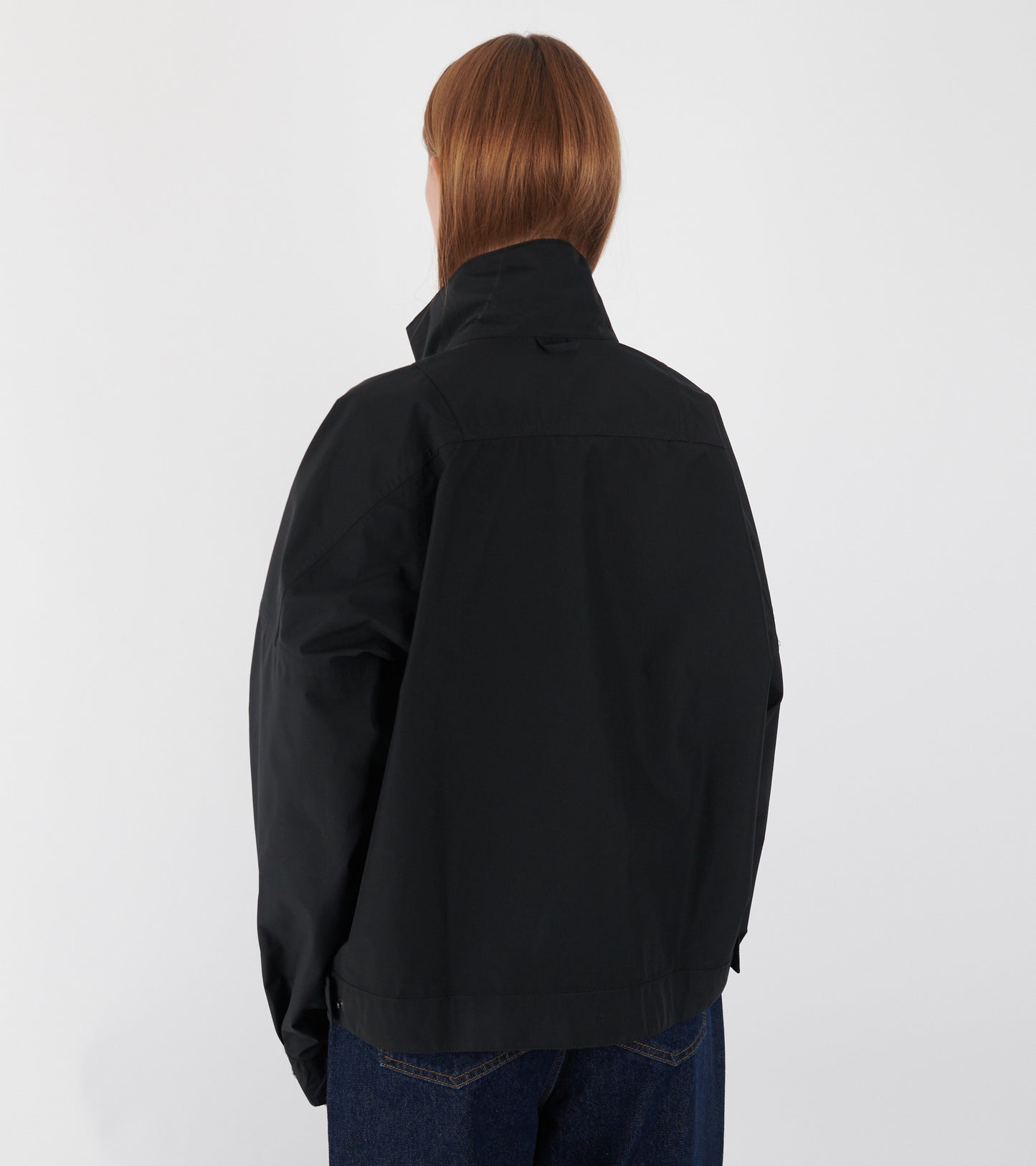 Kria Shell Cropped Jacket Black
