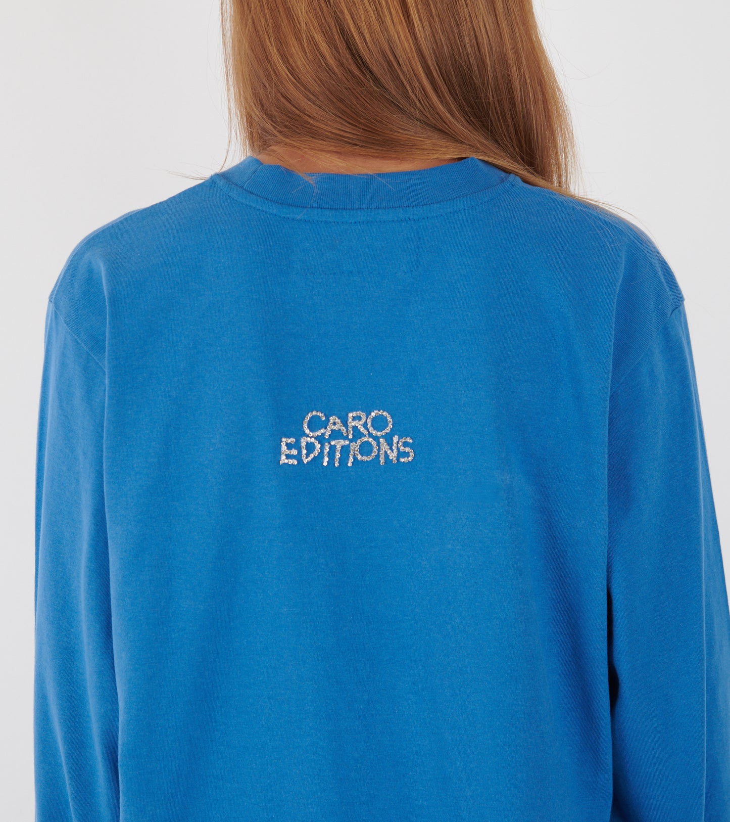 Long Sleeve Tee Blue Tennis Balls