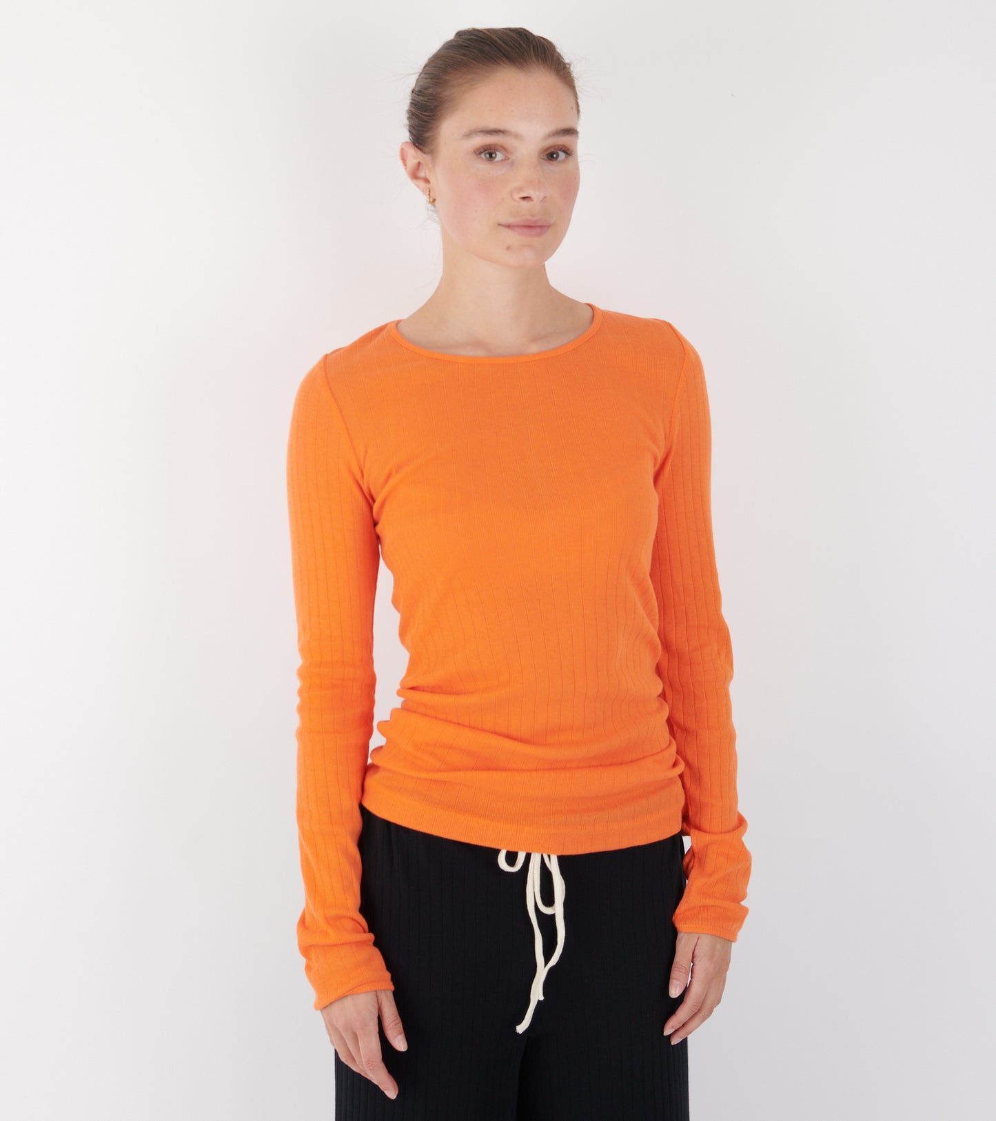 101 Rib Solid Colour Orange