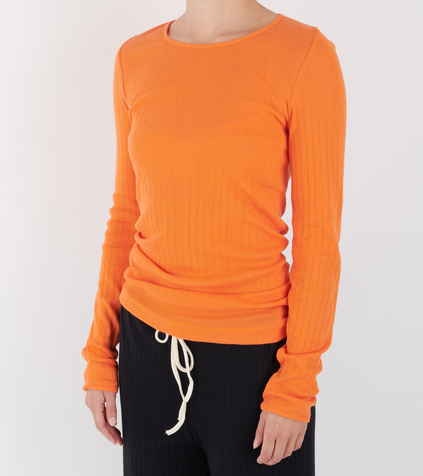 101 Rib Solid Colour Orange
