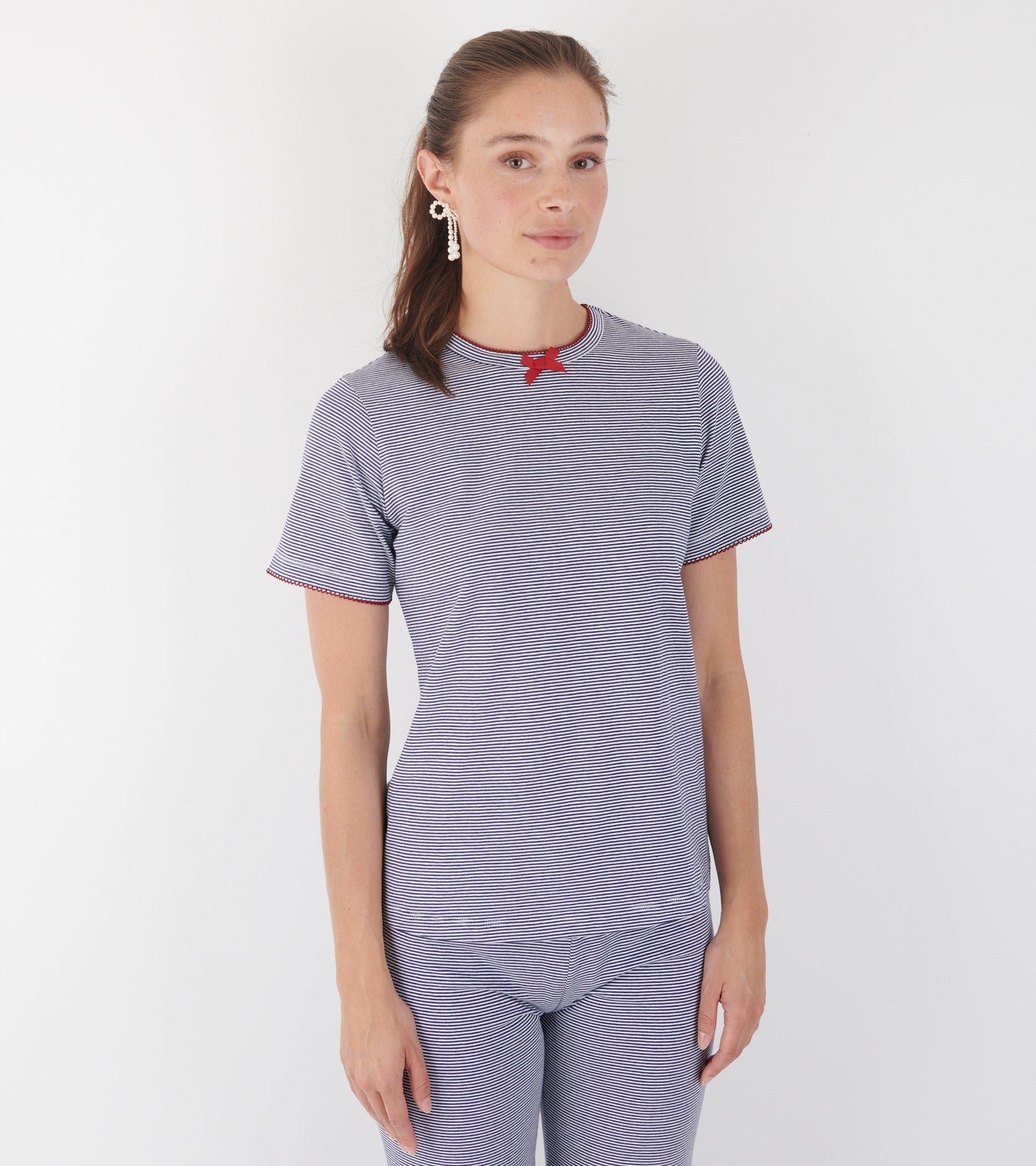T-shirt Jersey Navy Striped