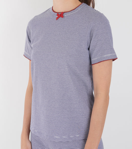 T-shirt Jersey Navy Striped