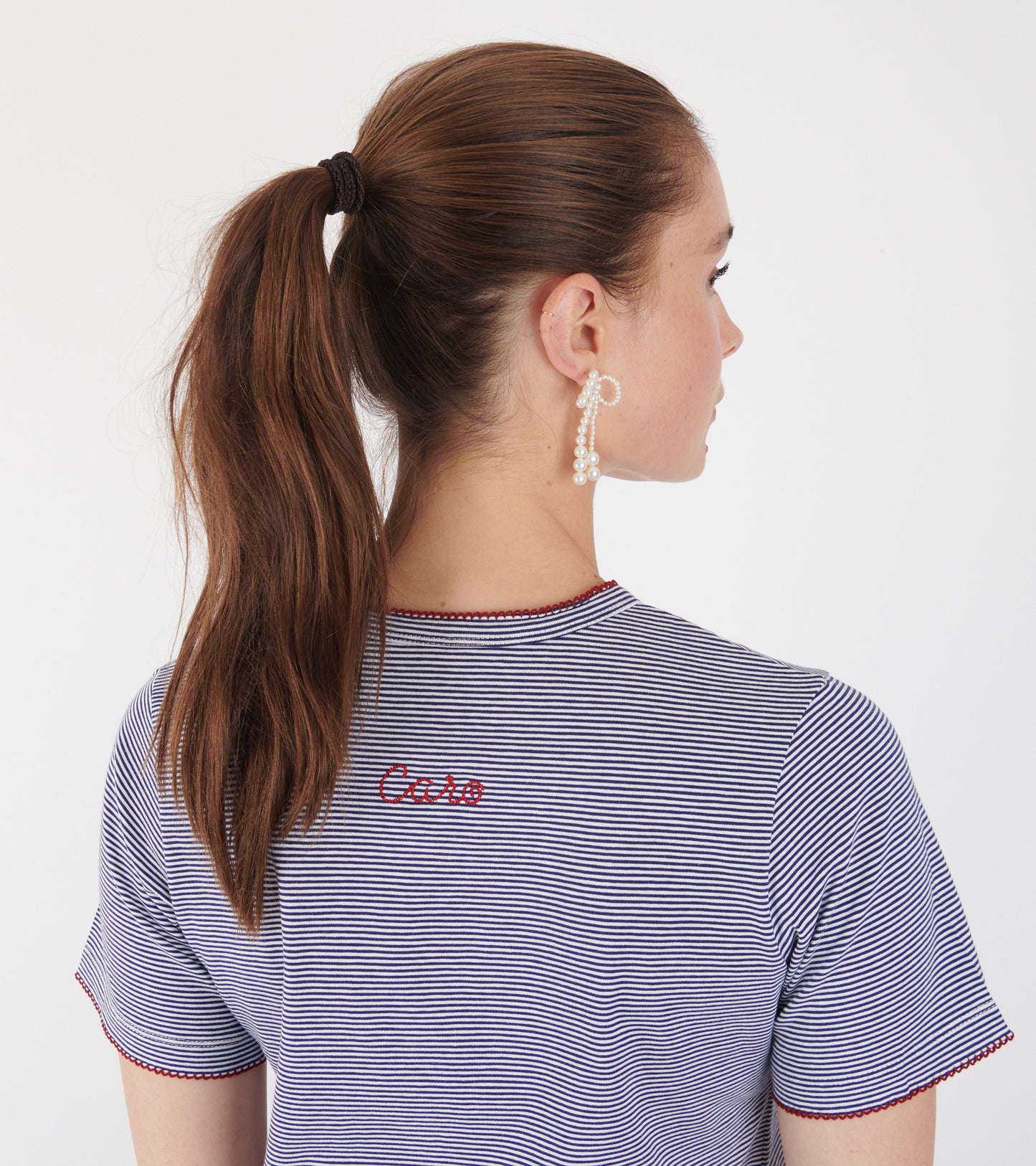 T-shirt Jersey Navy Striped