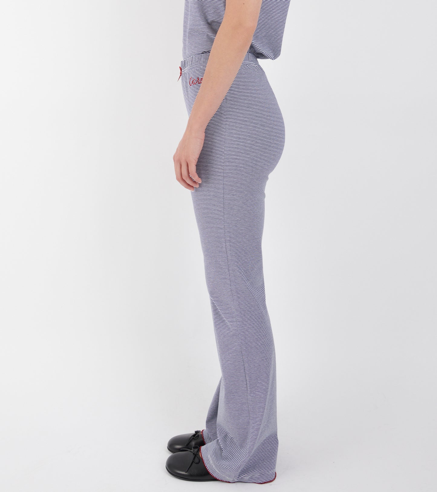 Pants Jersey Navy Striped