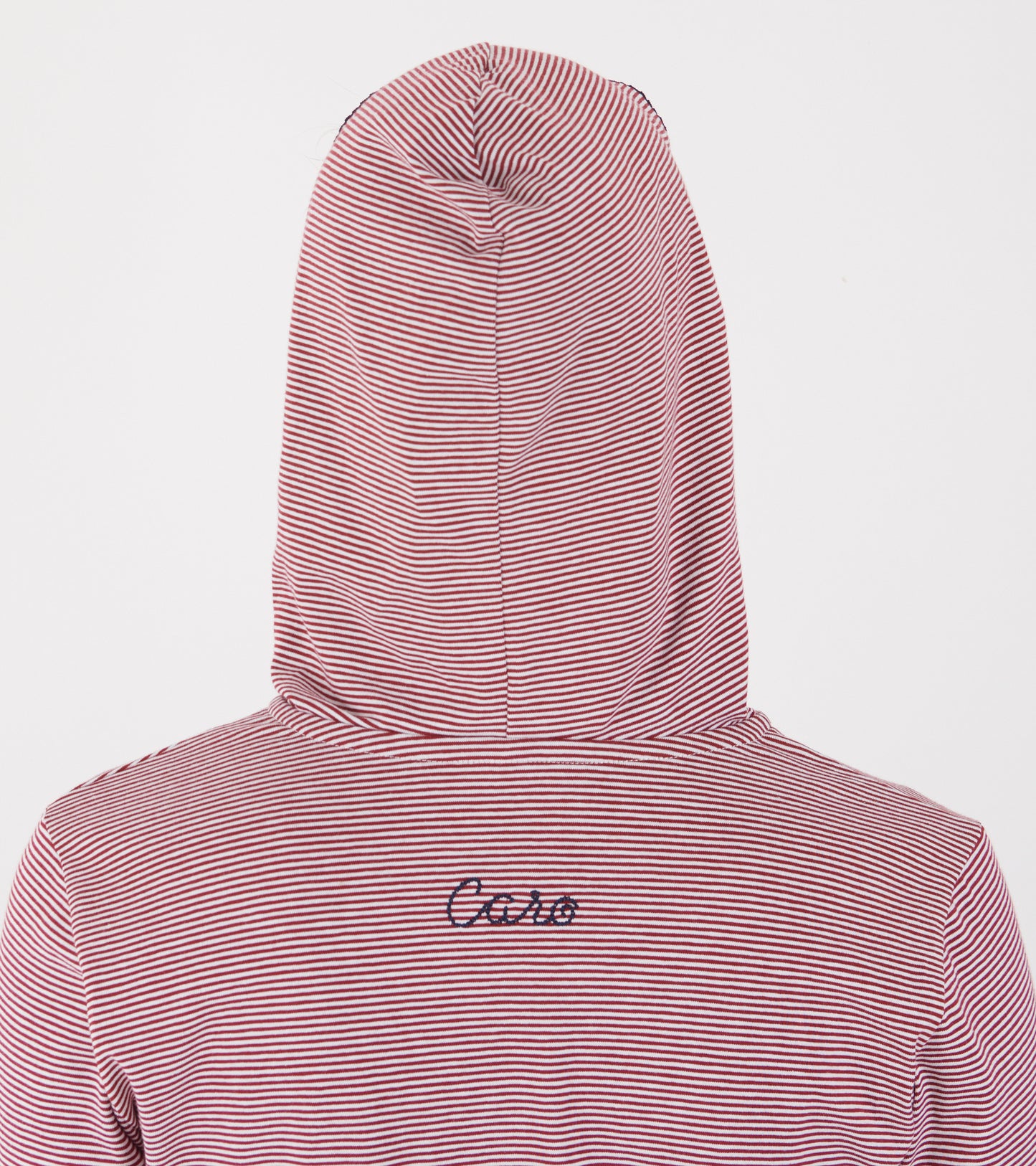 Hoodie Jersey Red Striped