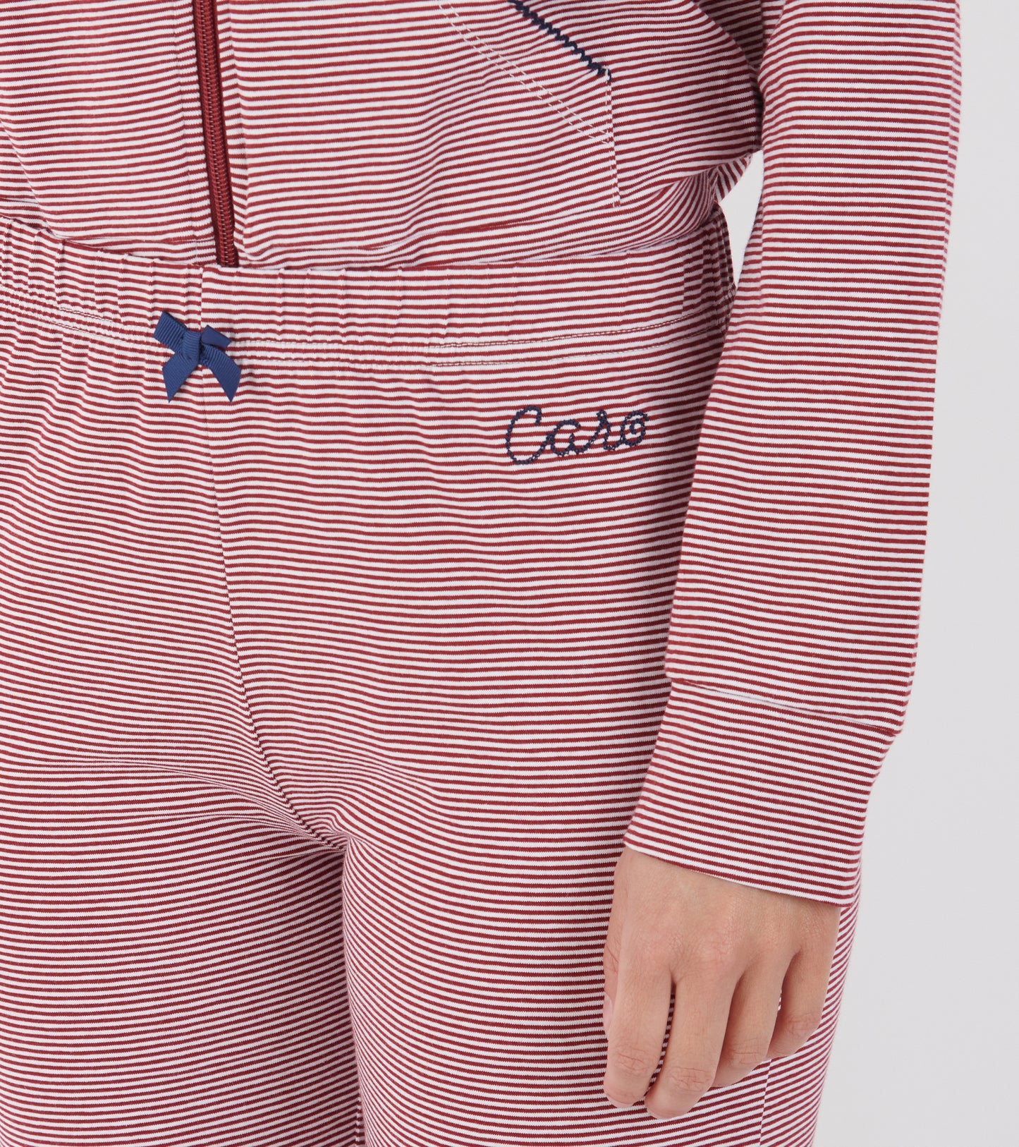 Pants Jersey Red Striped