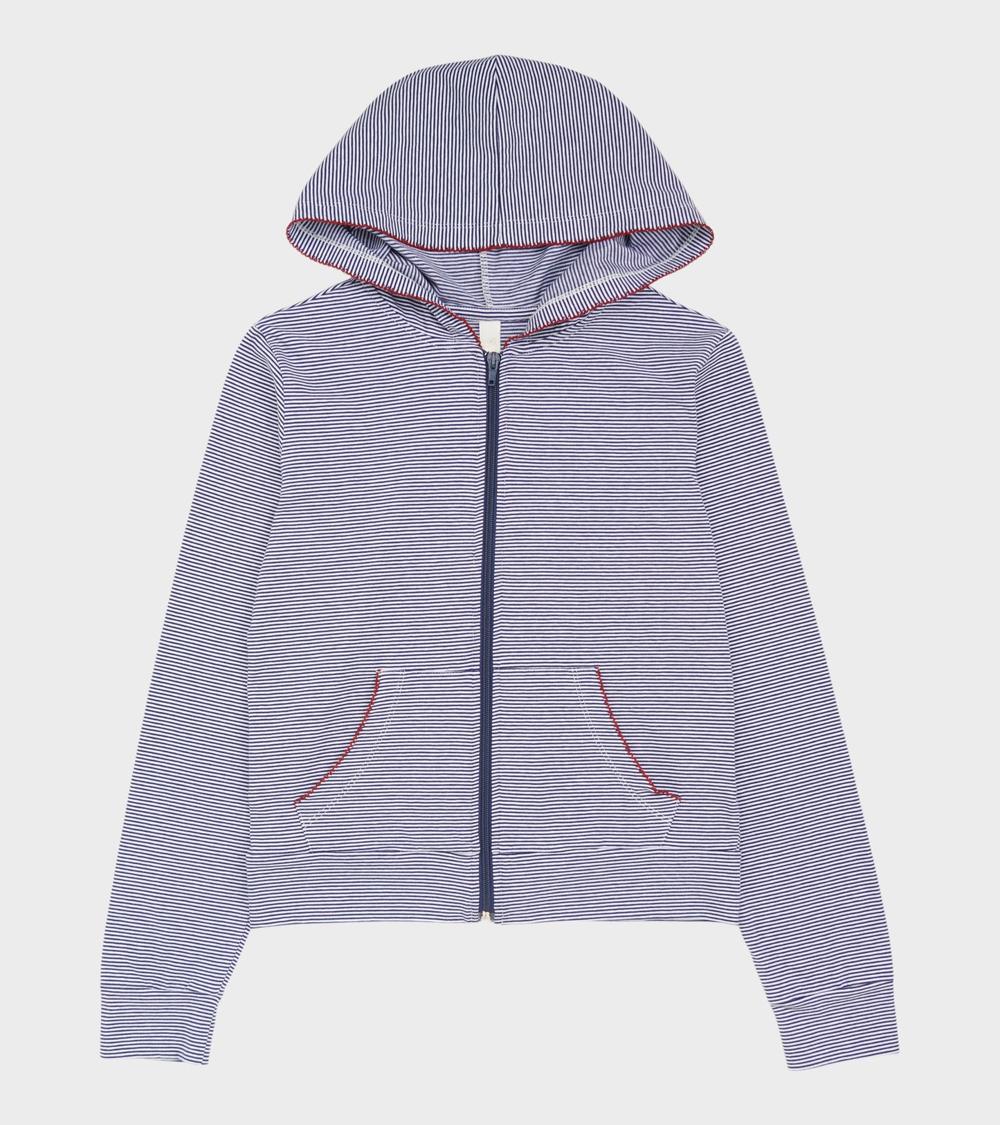 Hoodie Jersey Navy Striped