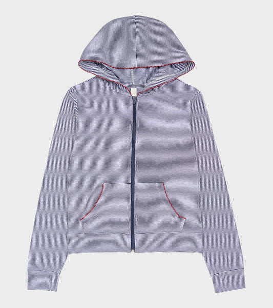 Hoodie Jersey Navy Striped