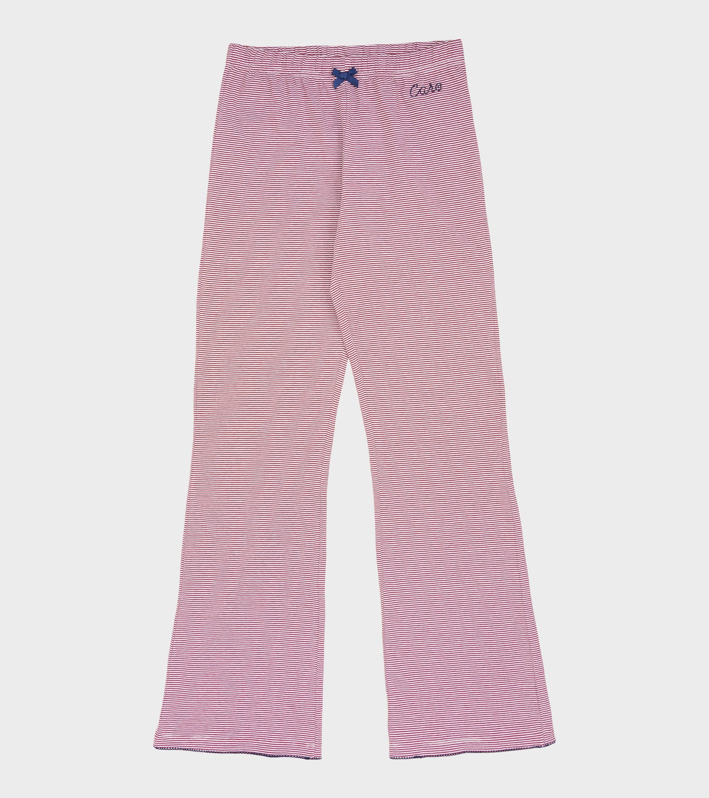 Pants Jersey Red Striped