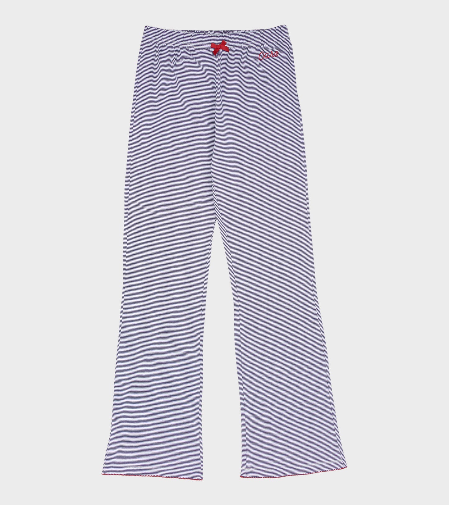 Pants Jersey Navy Striped