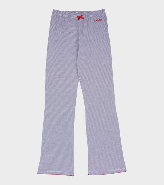 Pants Jersey Navy Striped