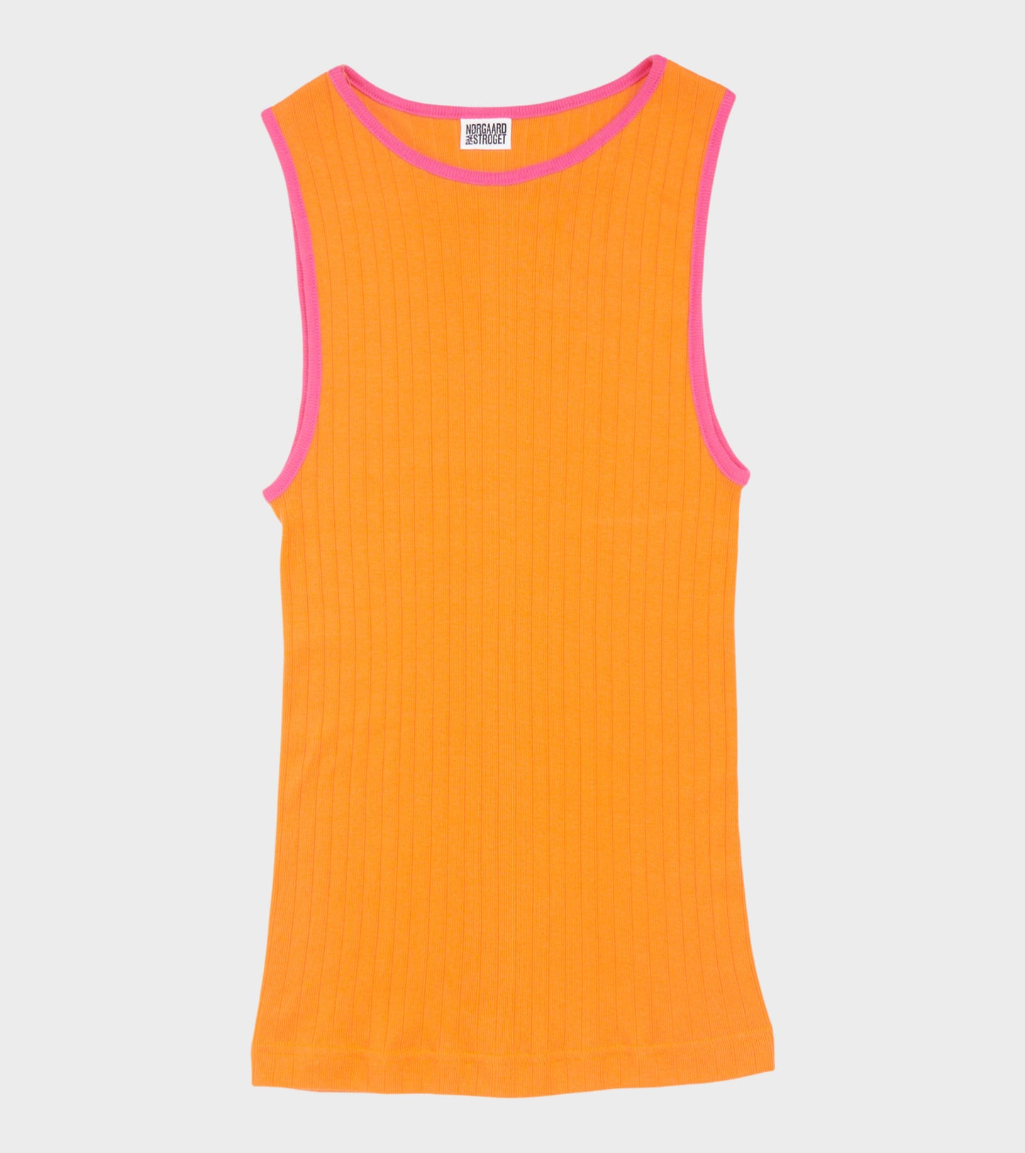 101 Tank Top Kontrast Orange/Chock