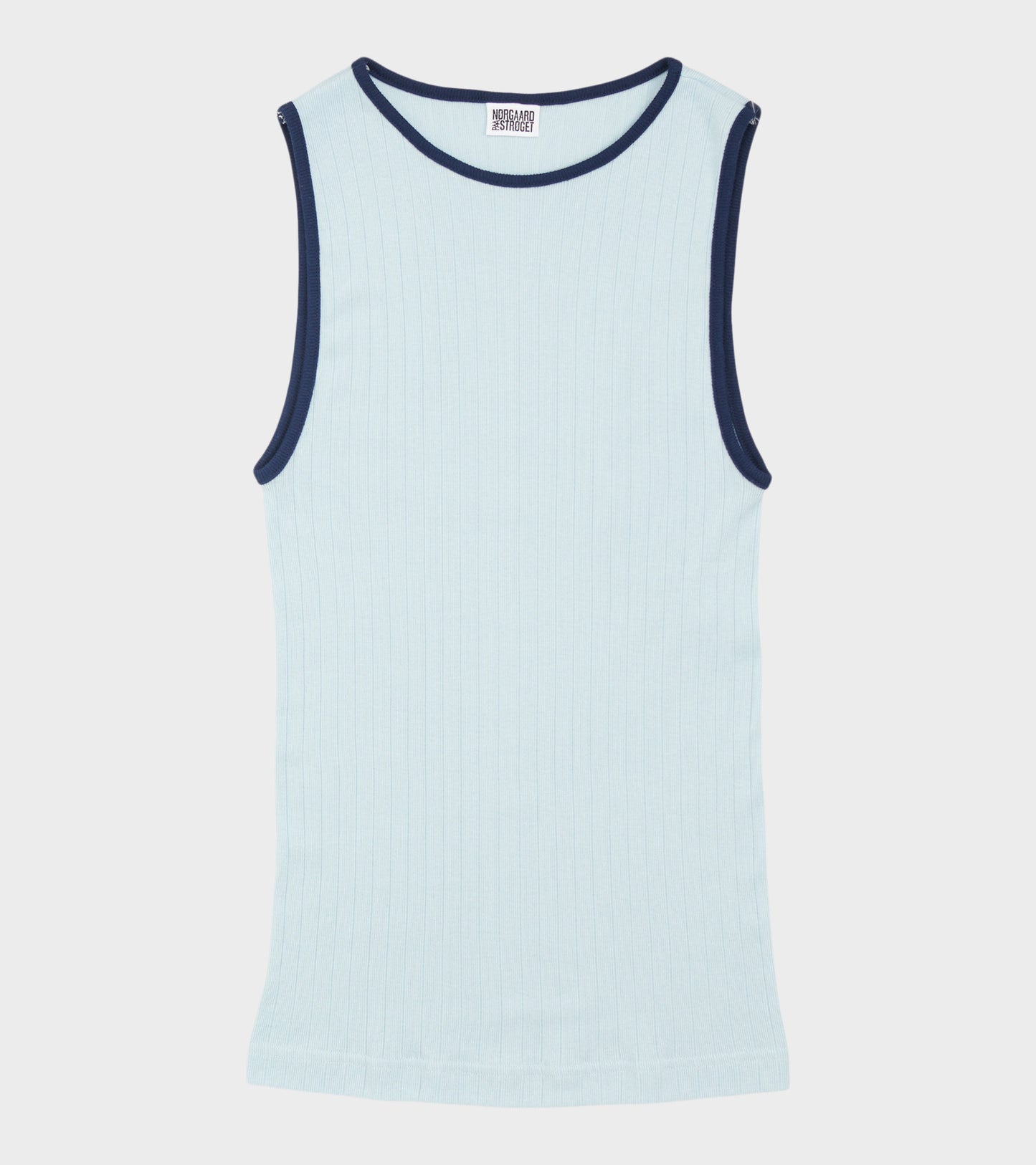 101 Tank Top Kontrast Light Blue/Marine