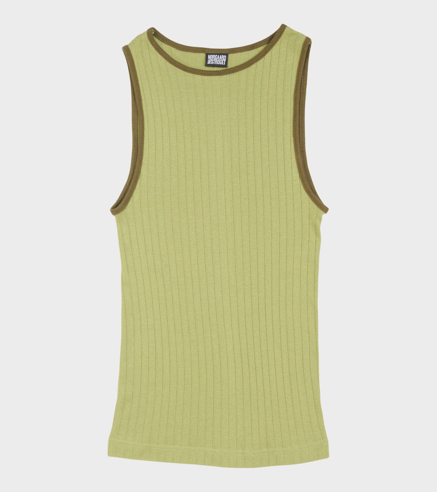 101 Tank Top Kontrast Moss/Olive