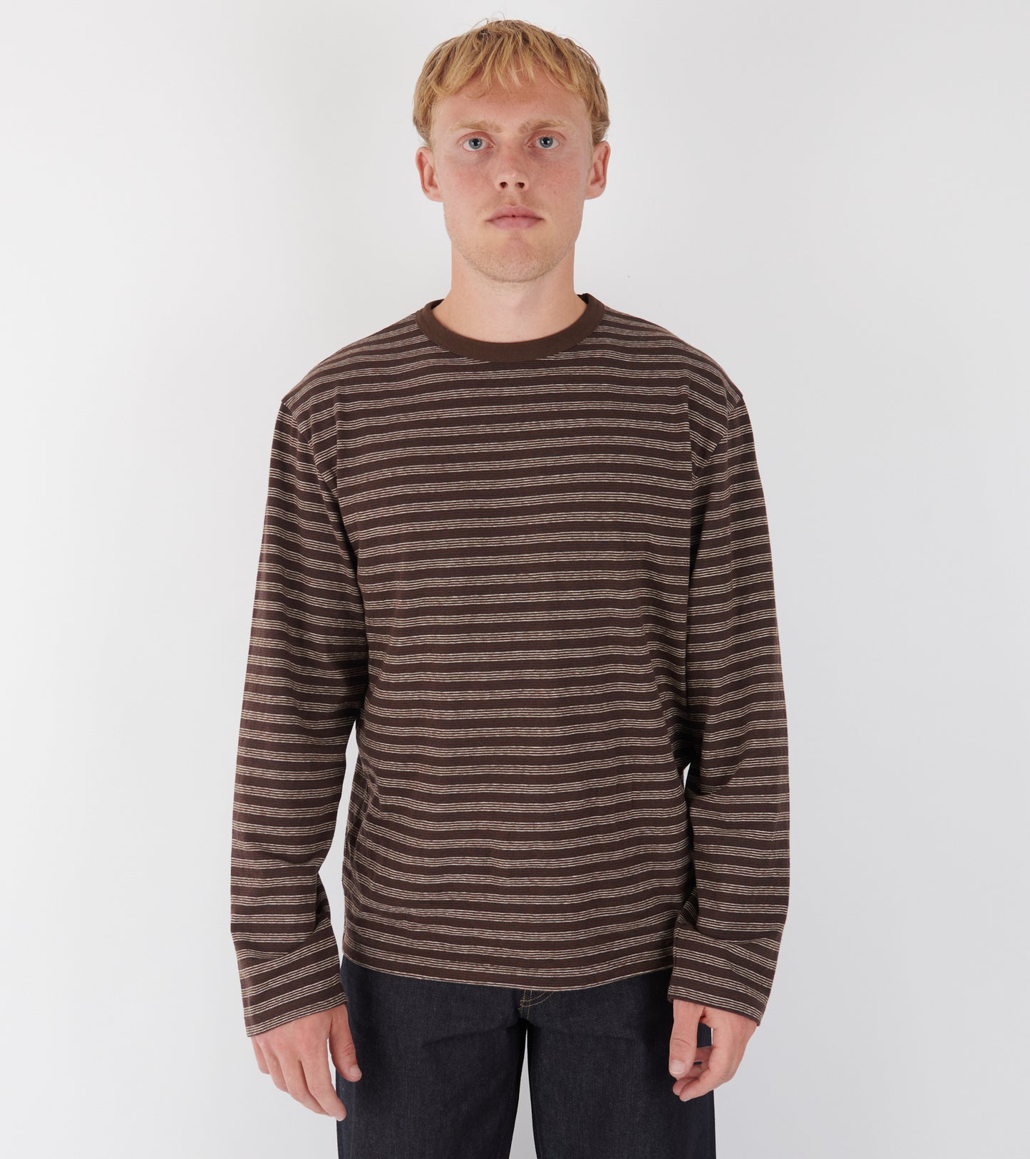 Another T-shirt 3.0 JPN Brown/Ecru Stripe