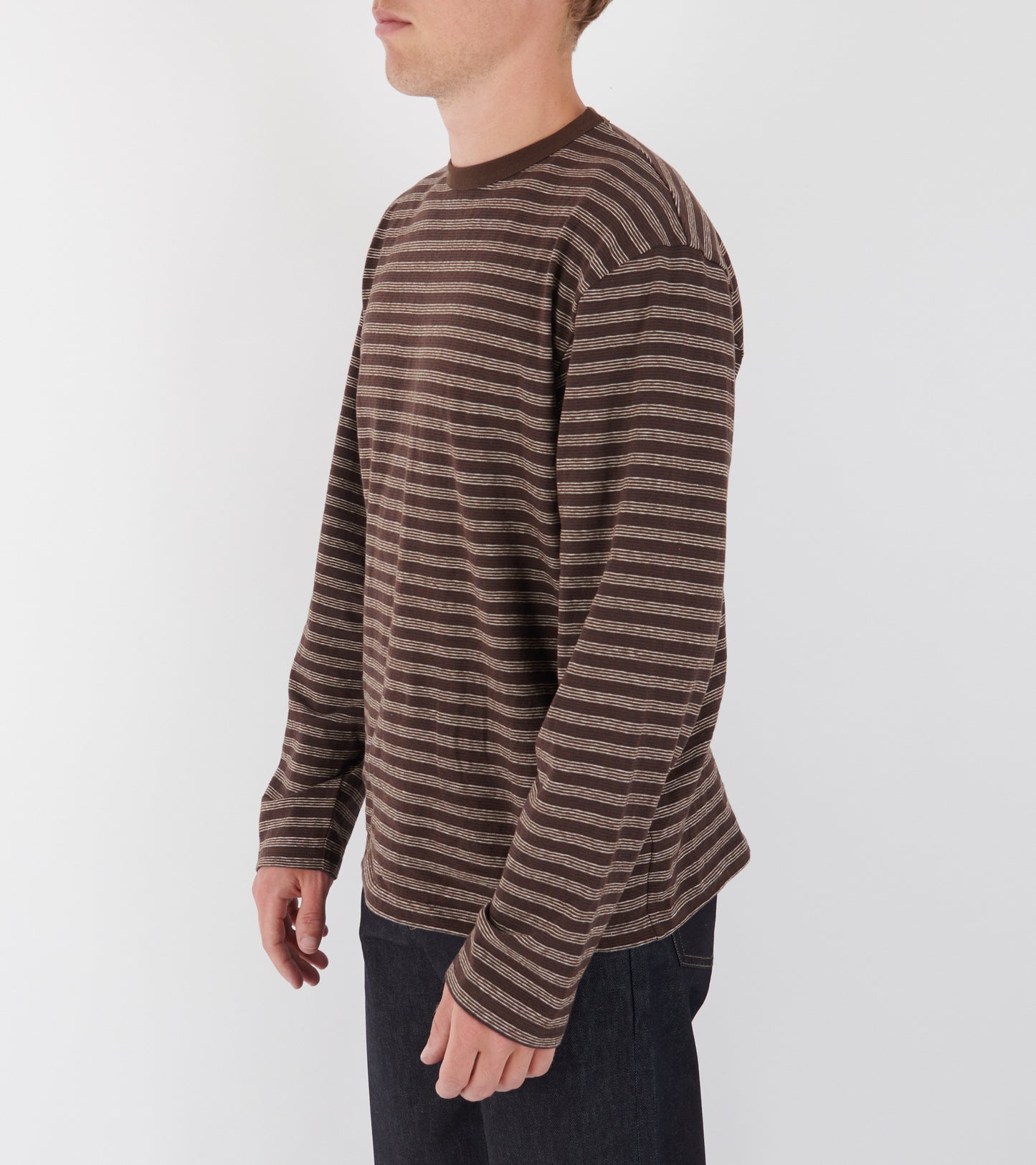 Another T-shirt 3.0 JPN Brown/Ecru Stripe