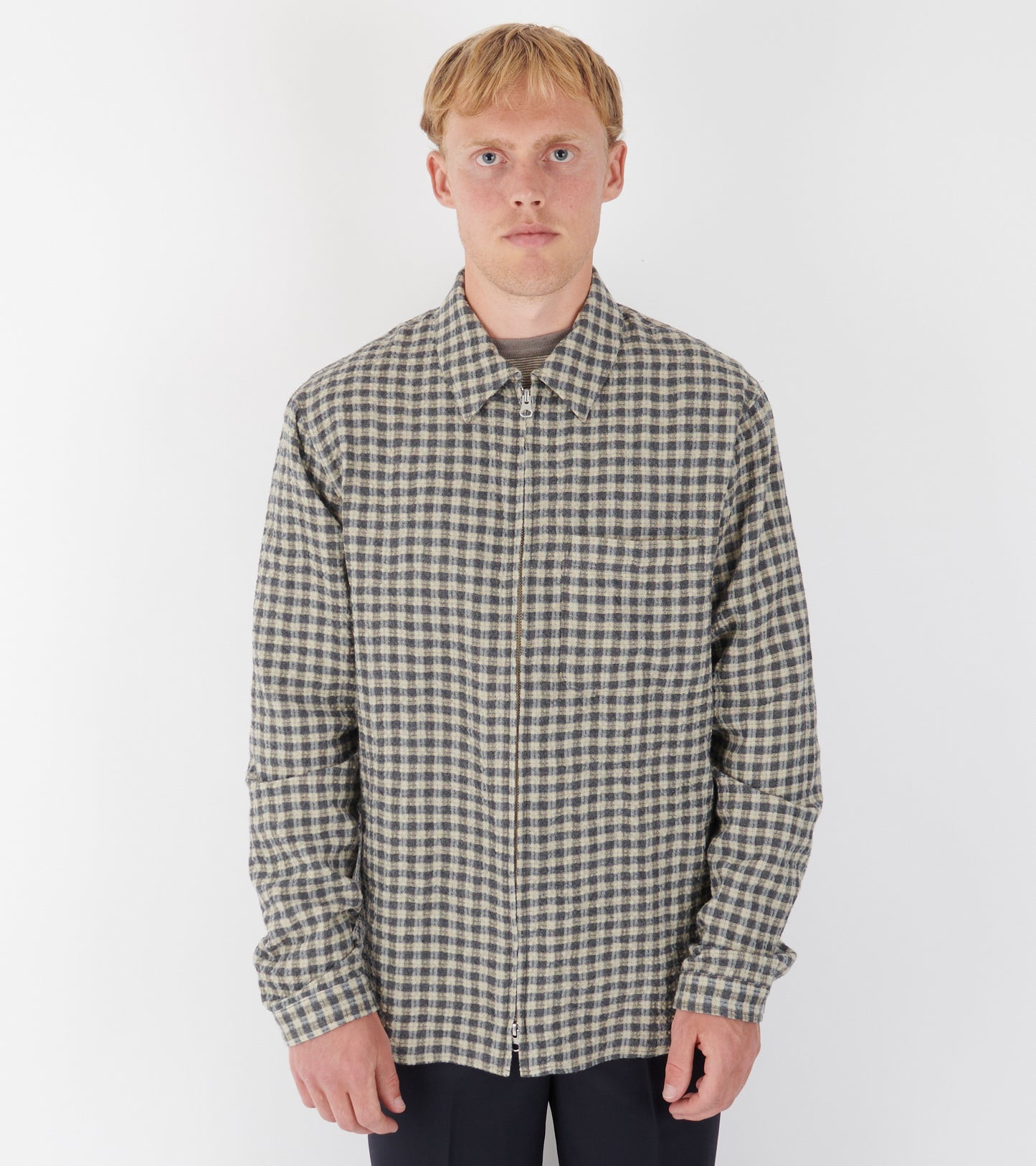Another Overshirt 1.0 JPN Blue/Ecru Check