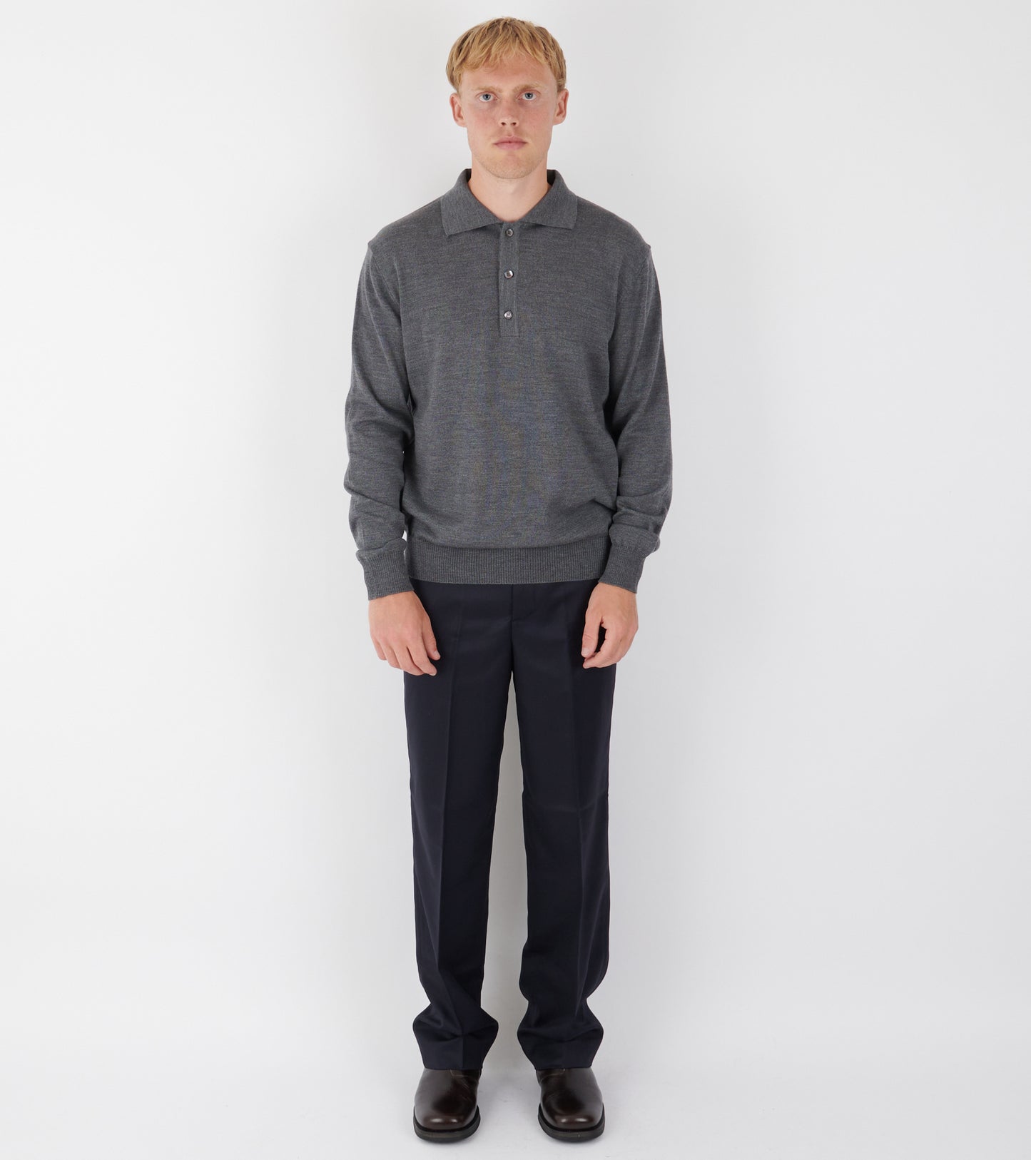 Another Polo Shirt 2.0 Grey Melange