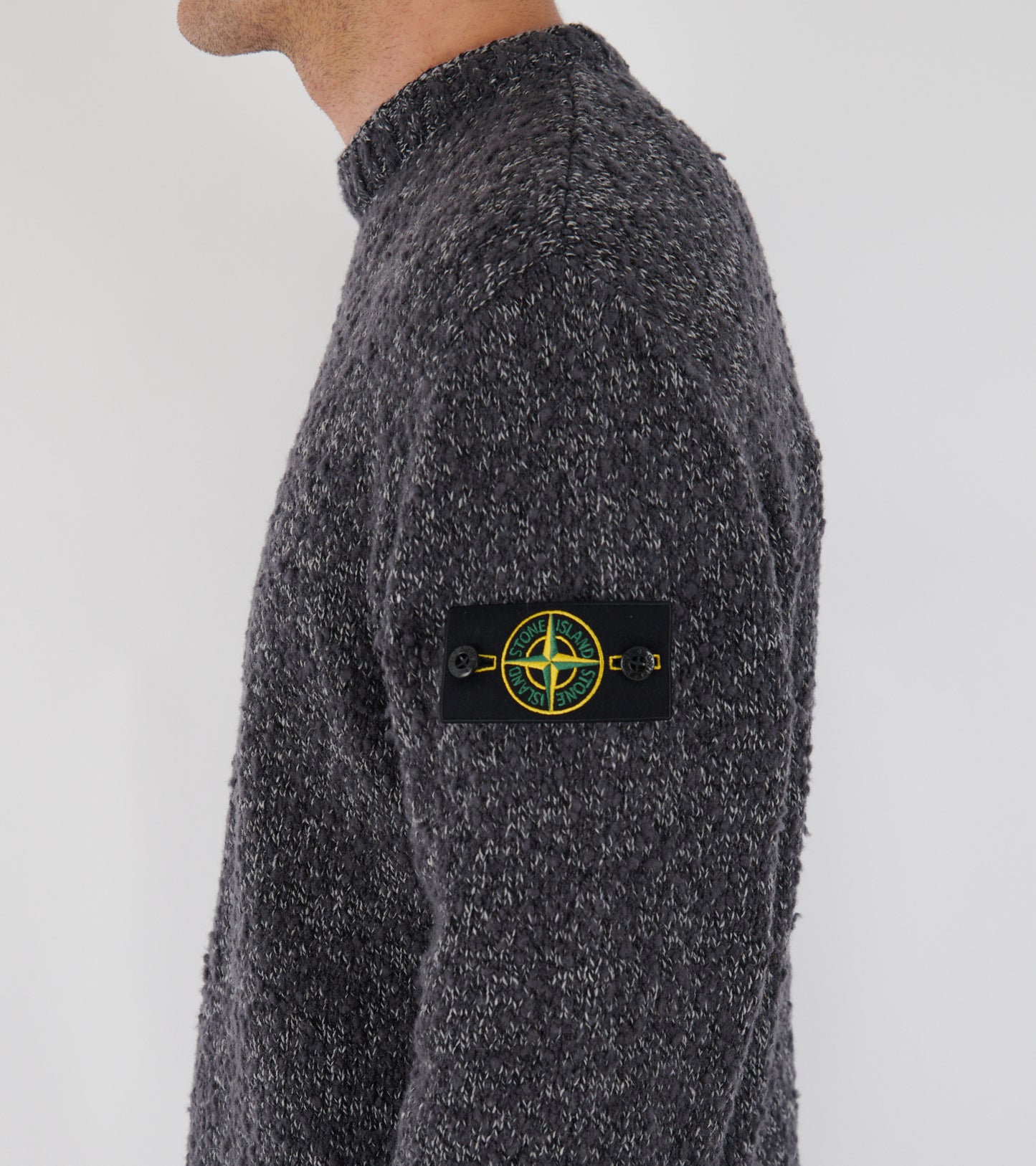 Melange Wool Knit Grey Mix