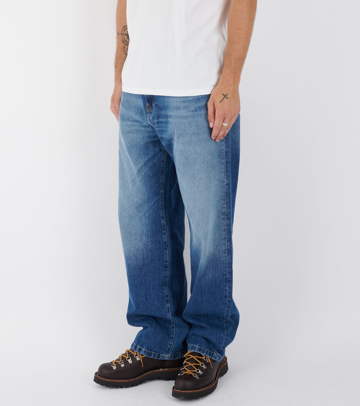 Landon Pant Blue Marble Used Wash