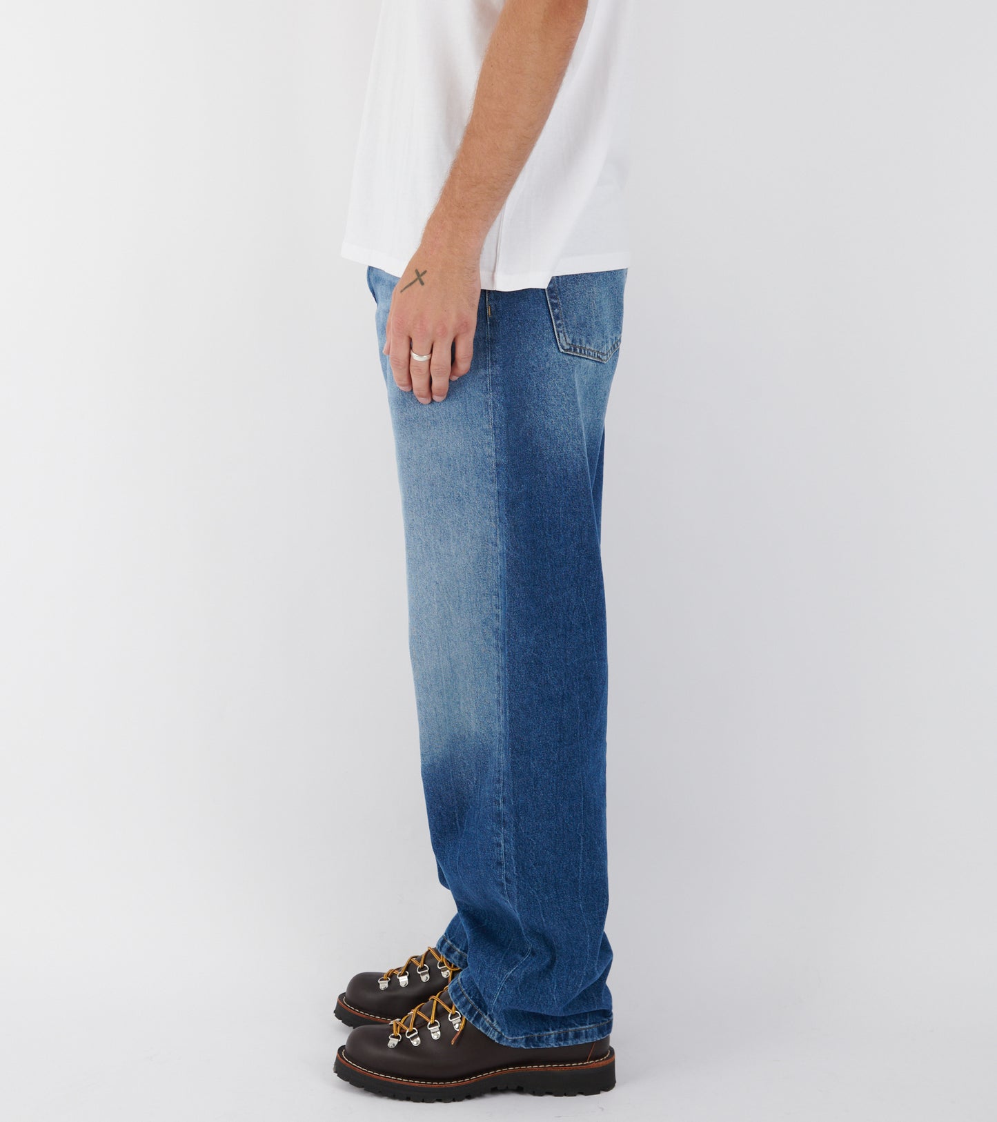 Landon Pant Blue Marble Used Wash