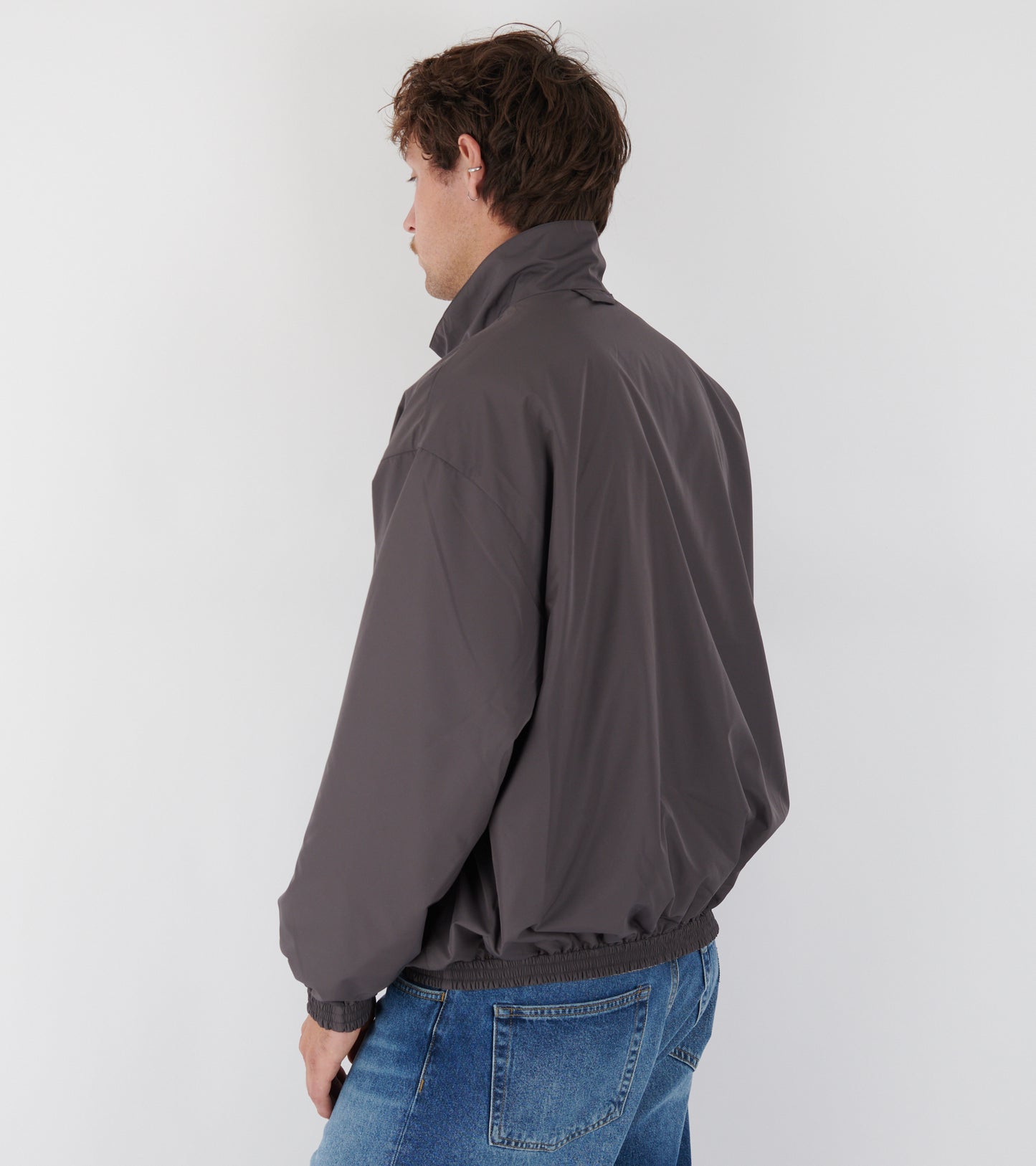 Reversible Logo Jacket Beige