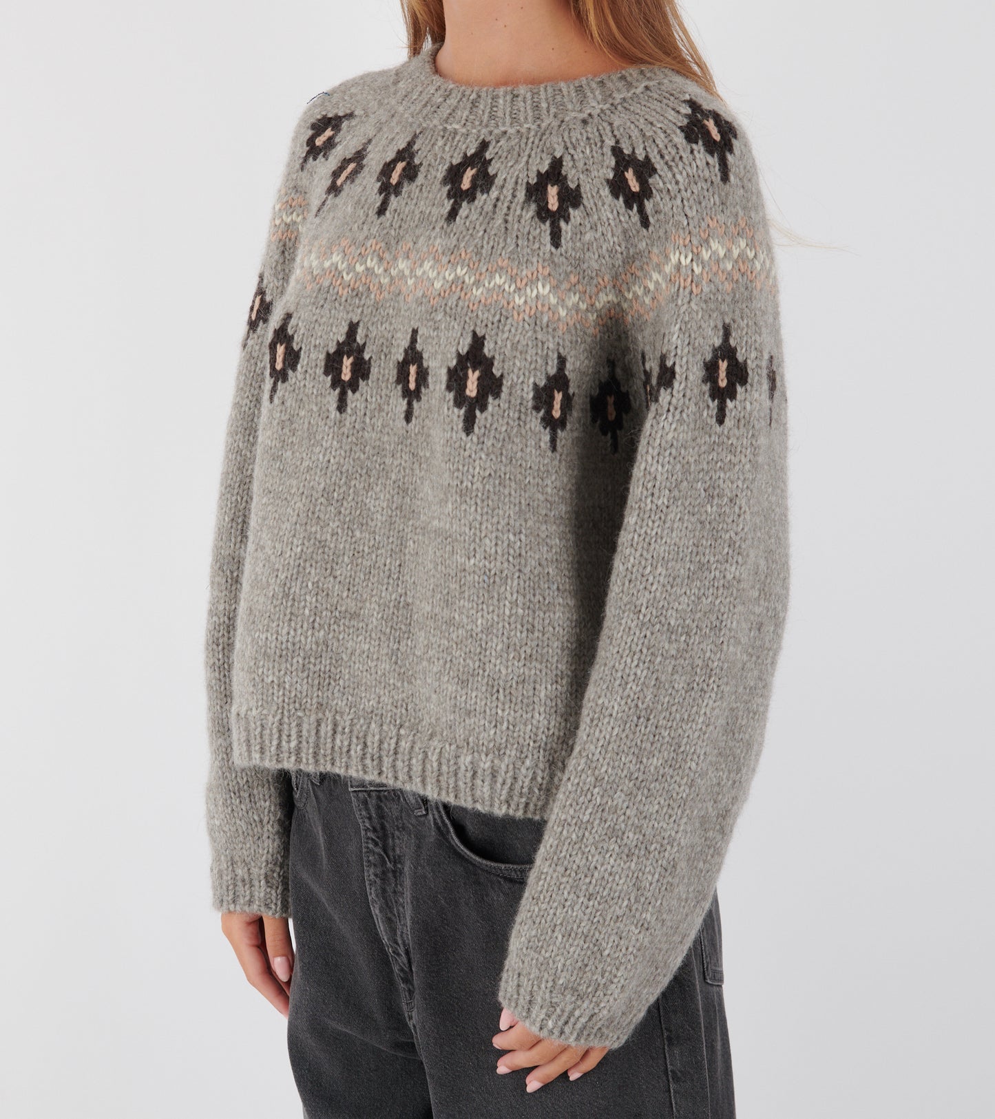 Wyn Sweater Mix Pure Grey