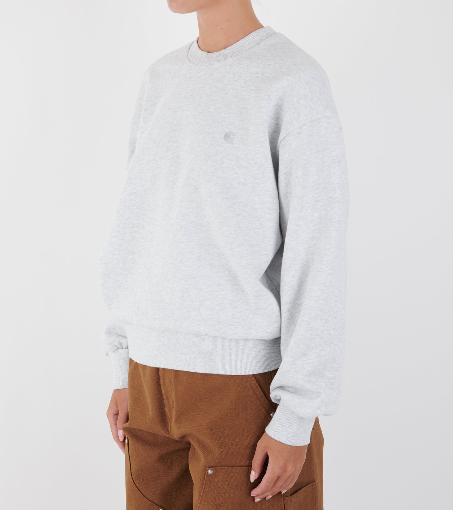 W Casey Sweatshirt Ash Heather/Silver