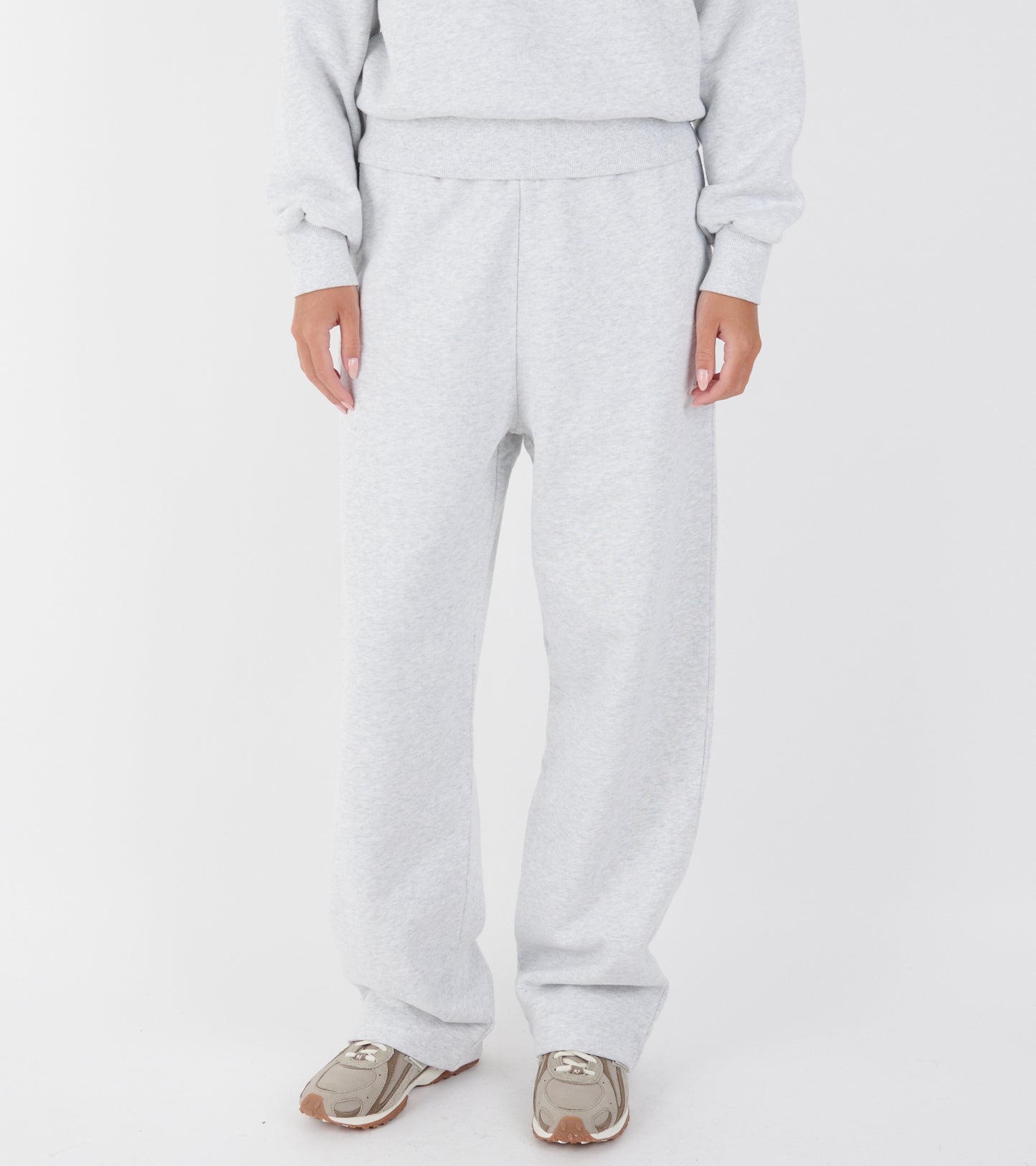 W Cassie Sweat Pant Ash Heather/Silver