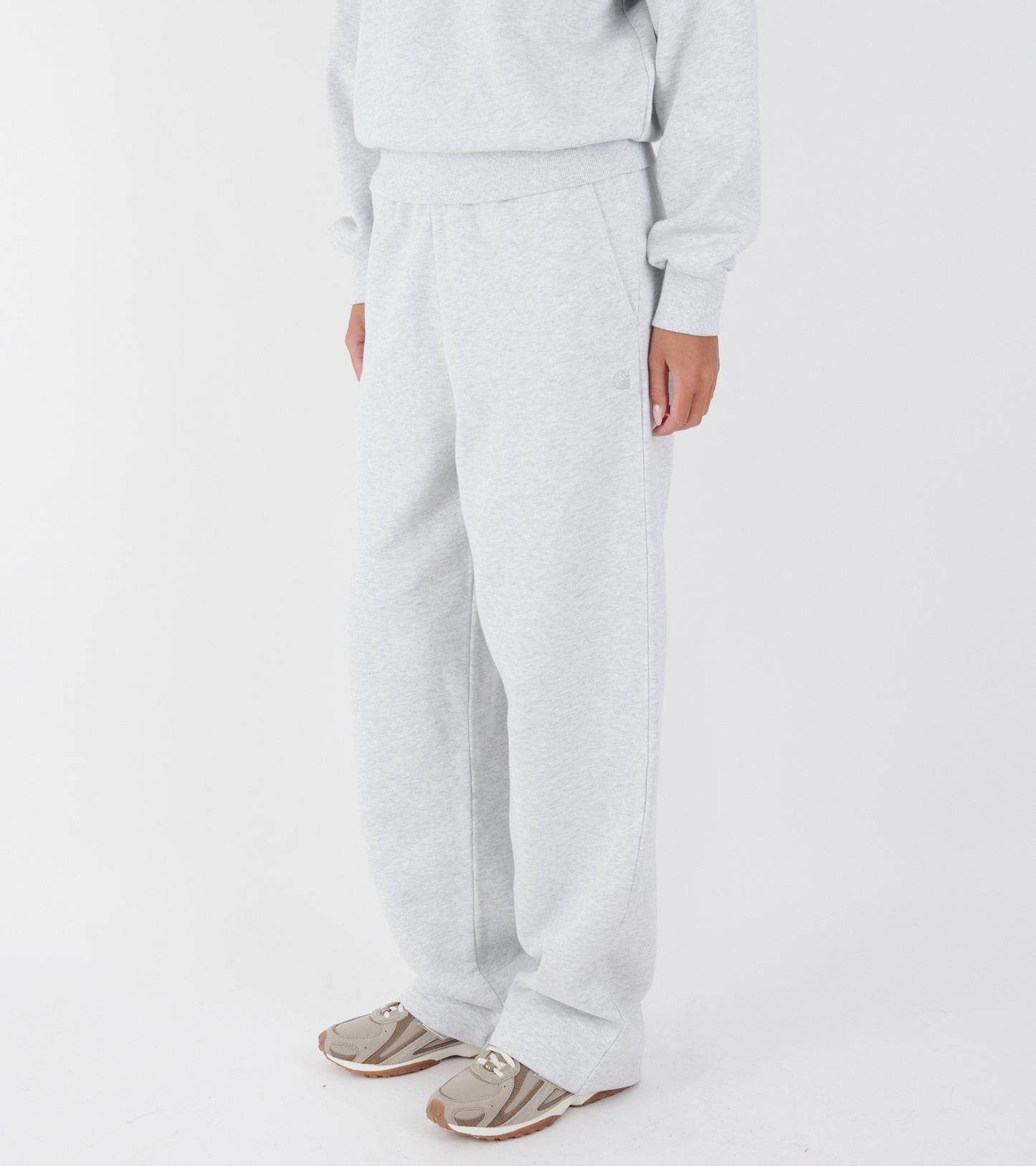 W Cassie Sweat Pant Ash Heather/Silver