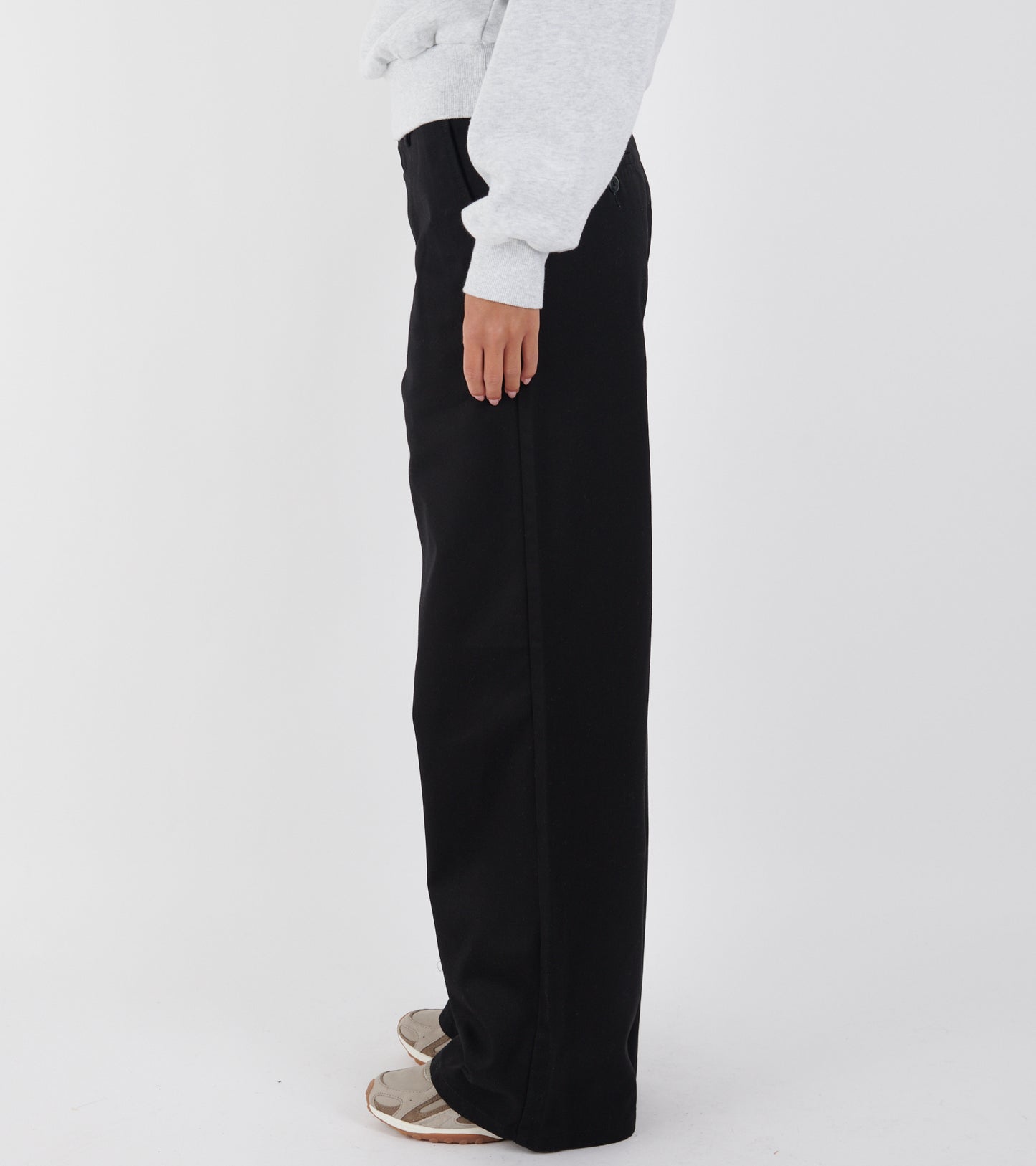 W Omak Pant Black Rinsed